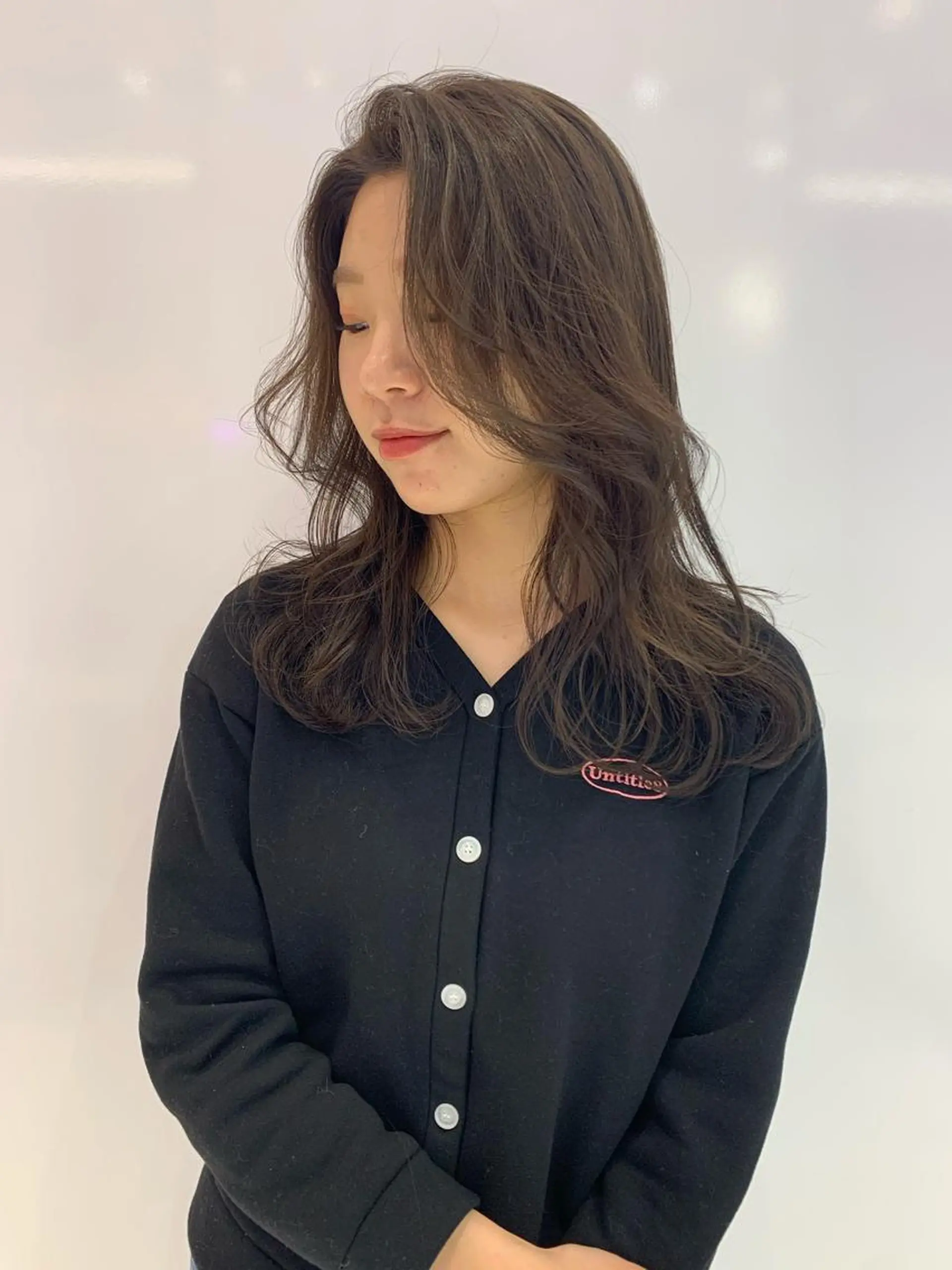 セミロング ハッシュカット/ハイ トーン/MANAMIのヘアスタイル