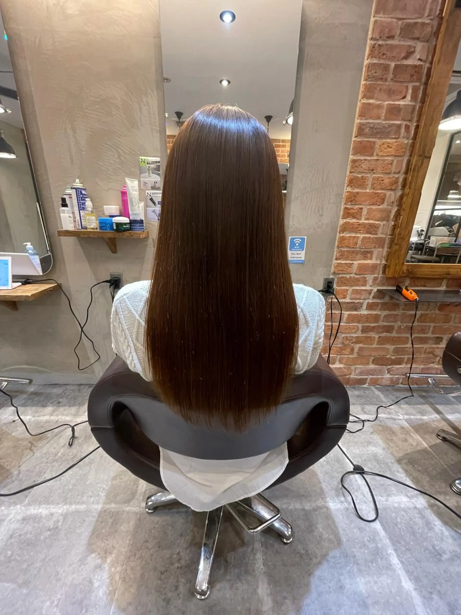 ロング 髪質改善 ロング 縮毛矯正 縮毛矯正 トリートメント 佐藤/本物志向の 髪質改善サロンのヘアスタイル