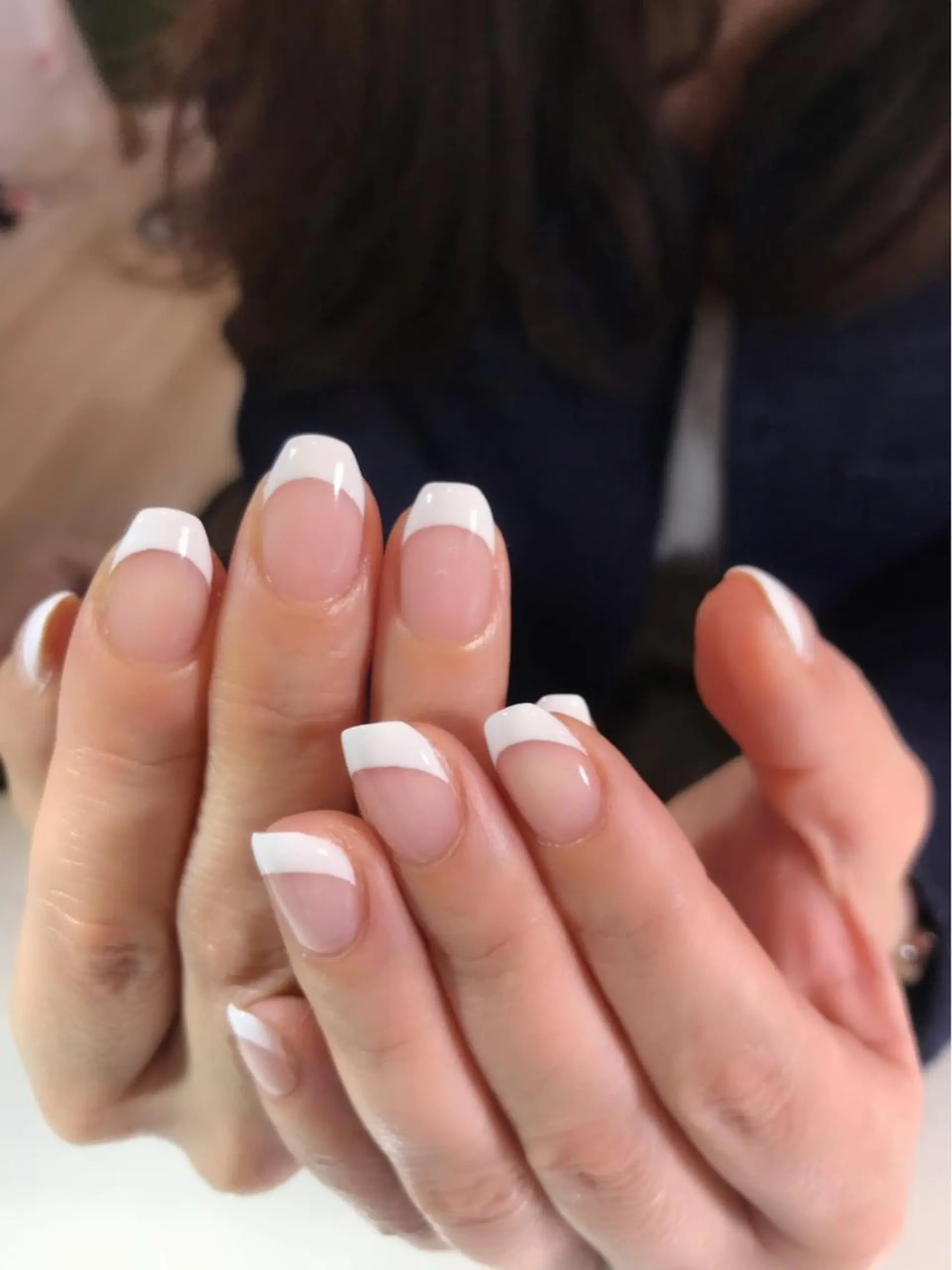 ネイル フレンチネイル シンプルネイル hashimoto naoのマツエク・マツパデザイン