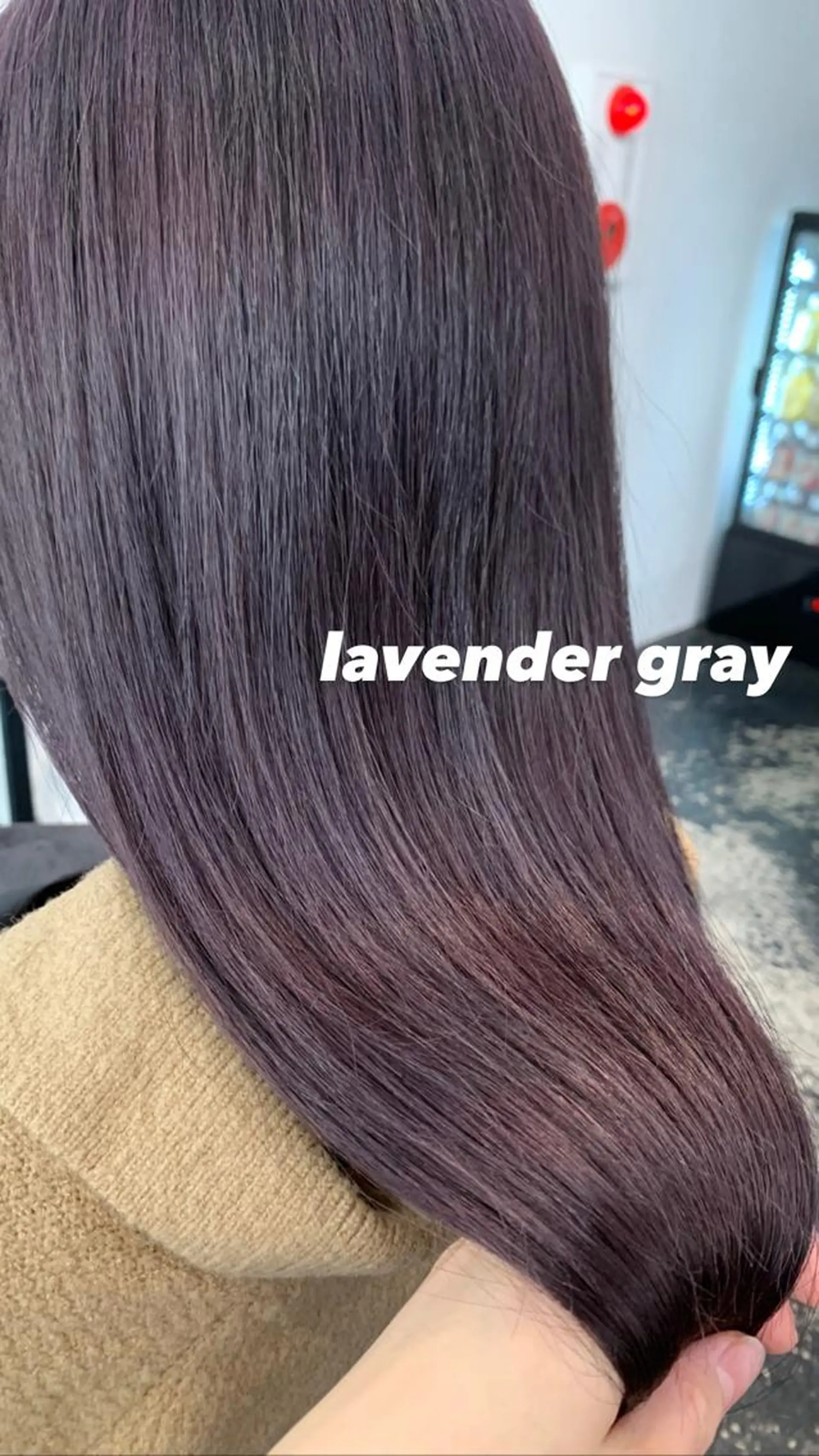 セミロング カラー ヘアアレンジ ブリーチ ケアブリーチ ハイトーンカラー ラベンダーカラー HARU//原宿🤍 リピート率NO.1のヘアスタイル