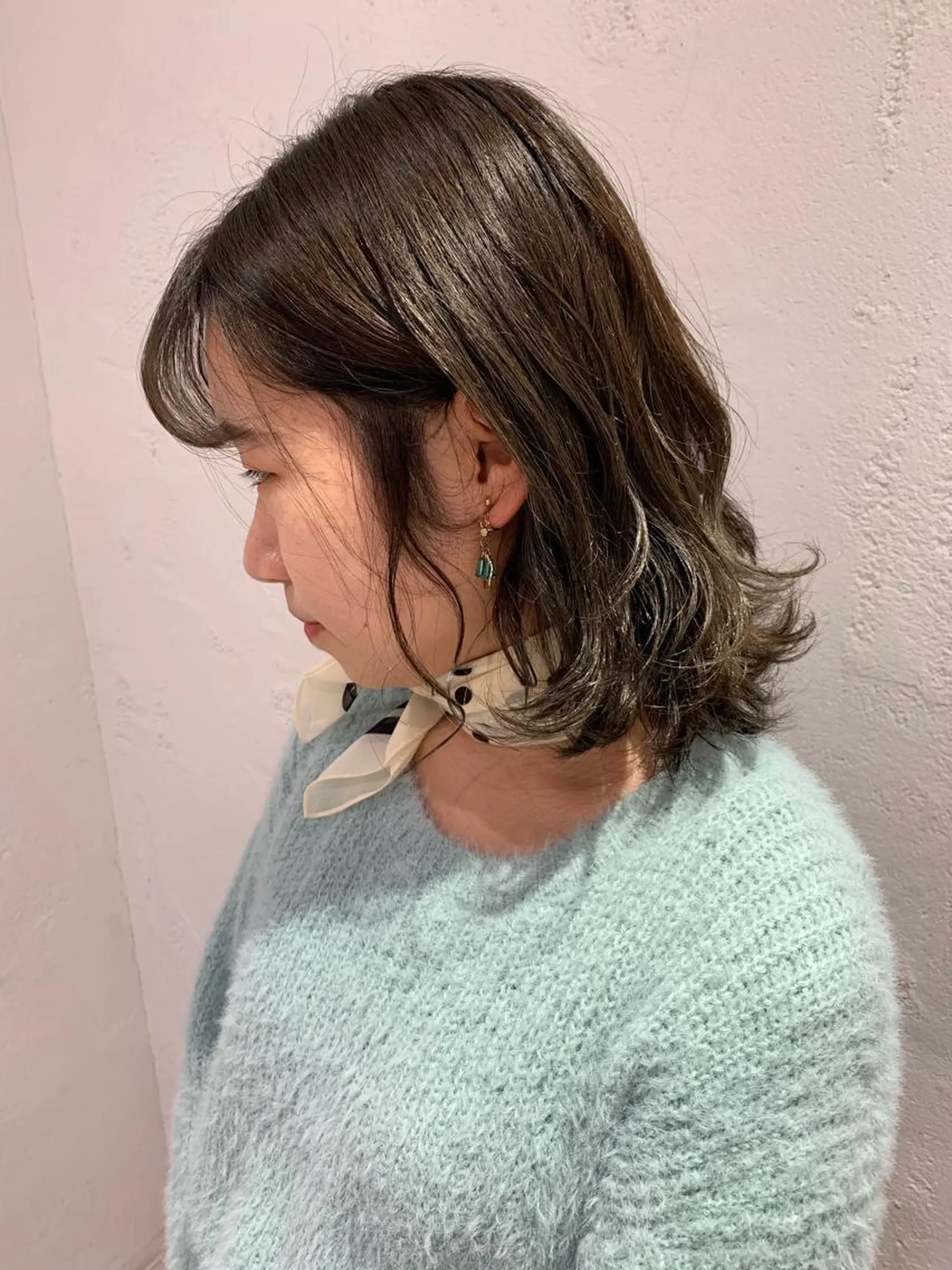 ミディアム 🫧透明感カラー/ ボブ/小笠原🪽のヘアスタイル