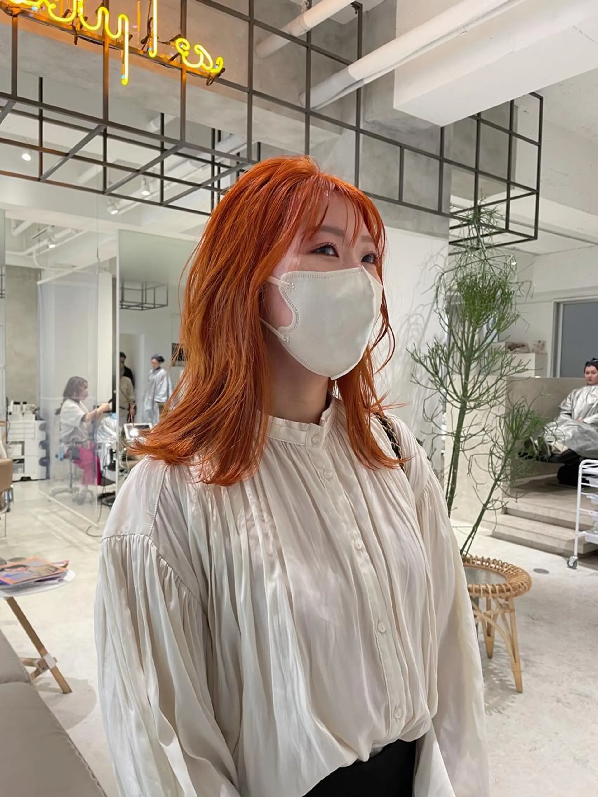 ミディアム カラー ヘアカラー ralme/sol 髙橋一哉のヘアスタイル