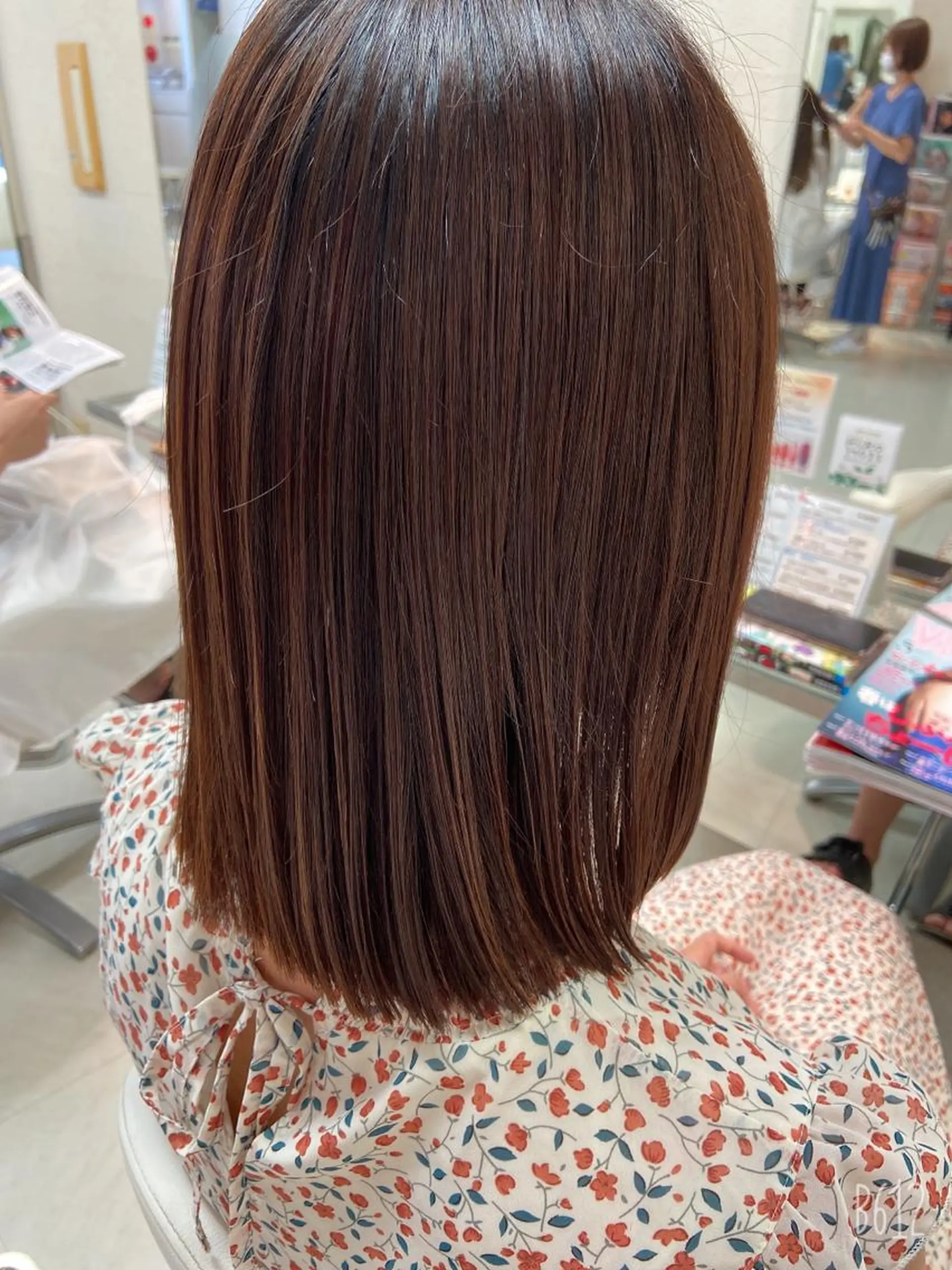 ミディアム カット トリートメント 菊地 美憂のヘアスタイル