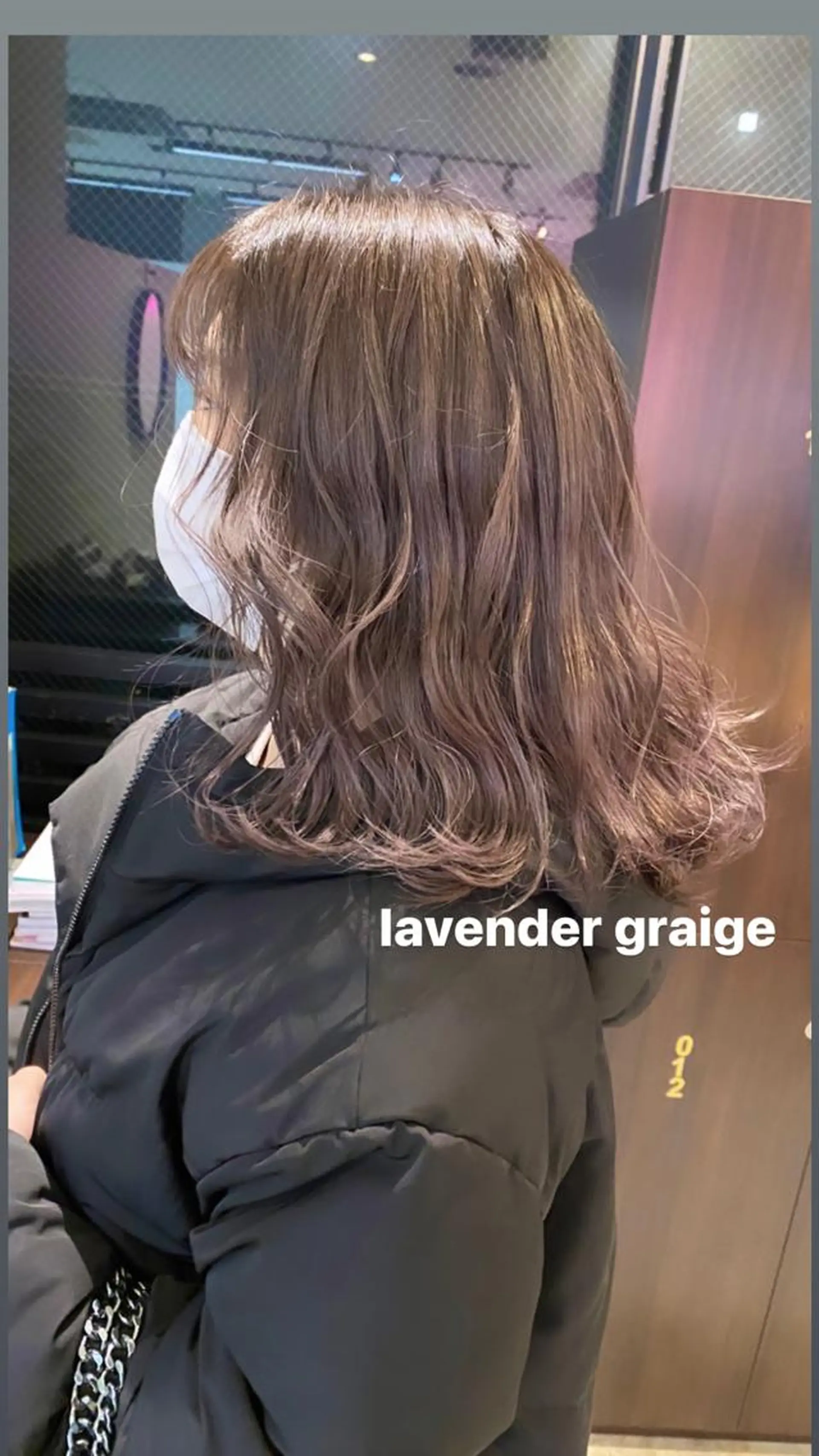 ミディアム カラー ヘアアレンジ M Hair Salon所属・淀屋橋レイヤーパーマ ハッシュ/ASARIのヘアスタイル