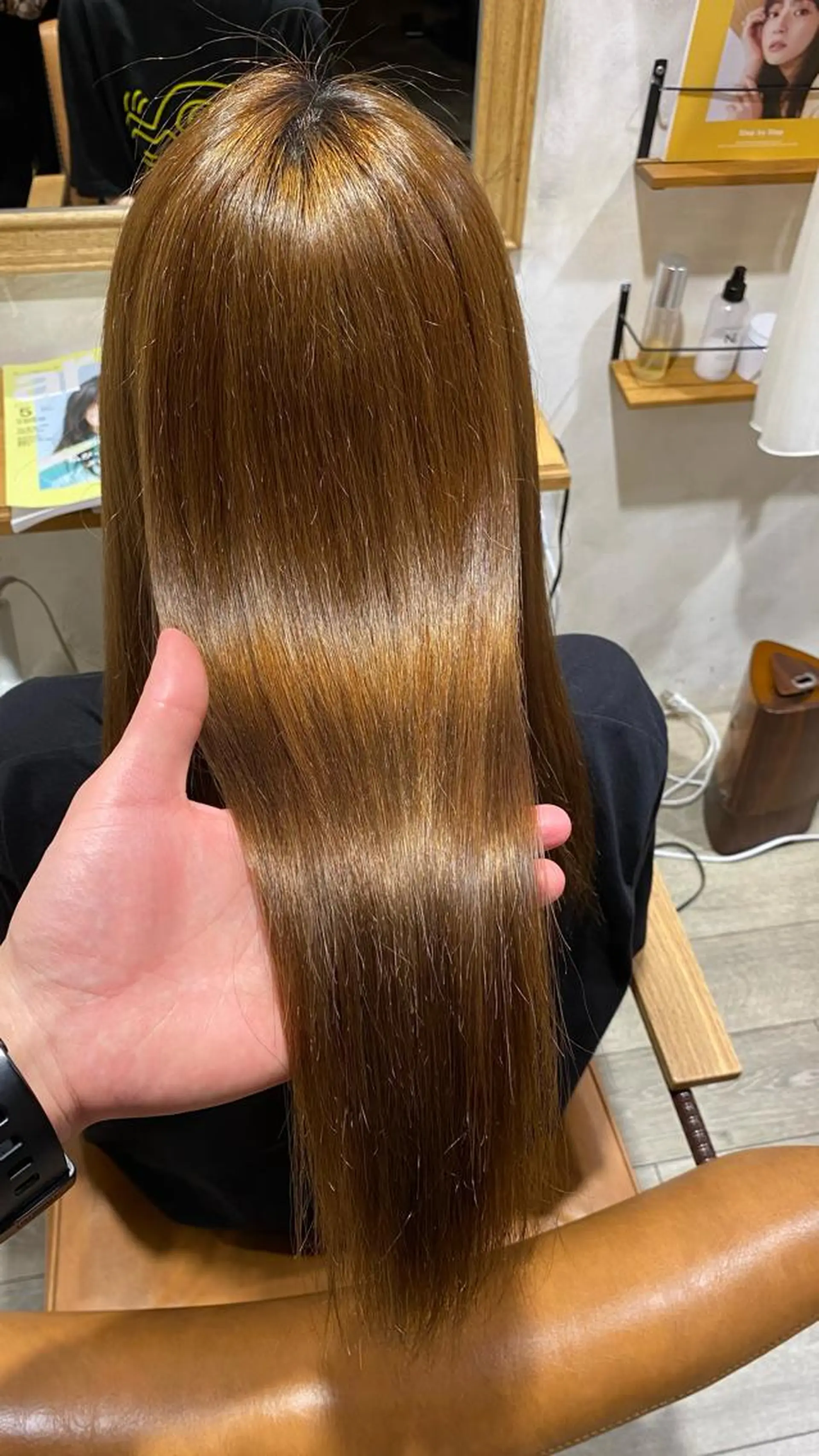 セミロング カラー パーマ メンズ 縮毛矯正 keshiki大名所属・Keshiki大名 安部 真輝のヘアスタイル