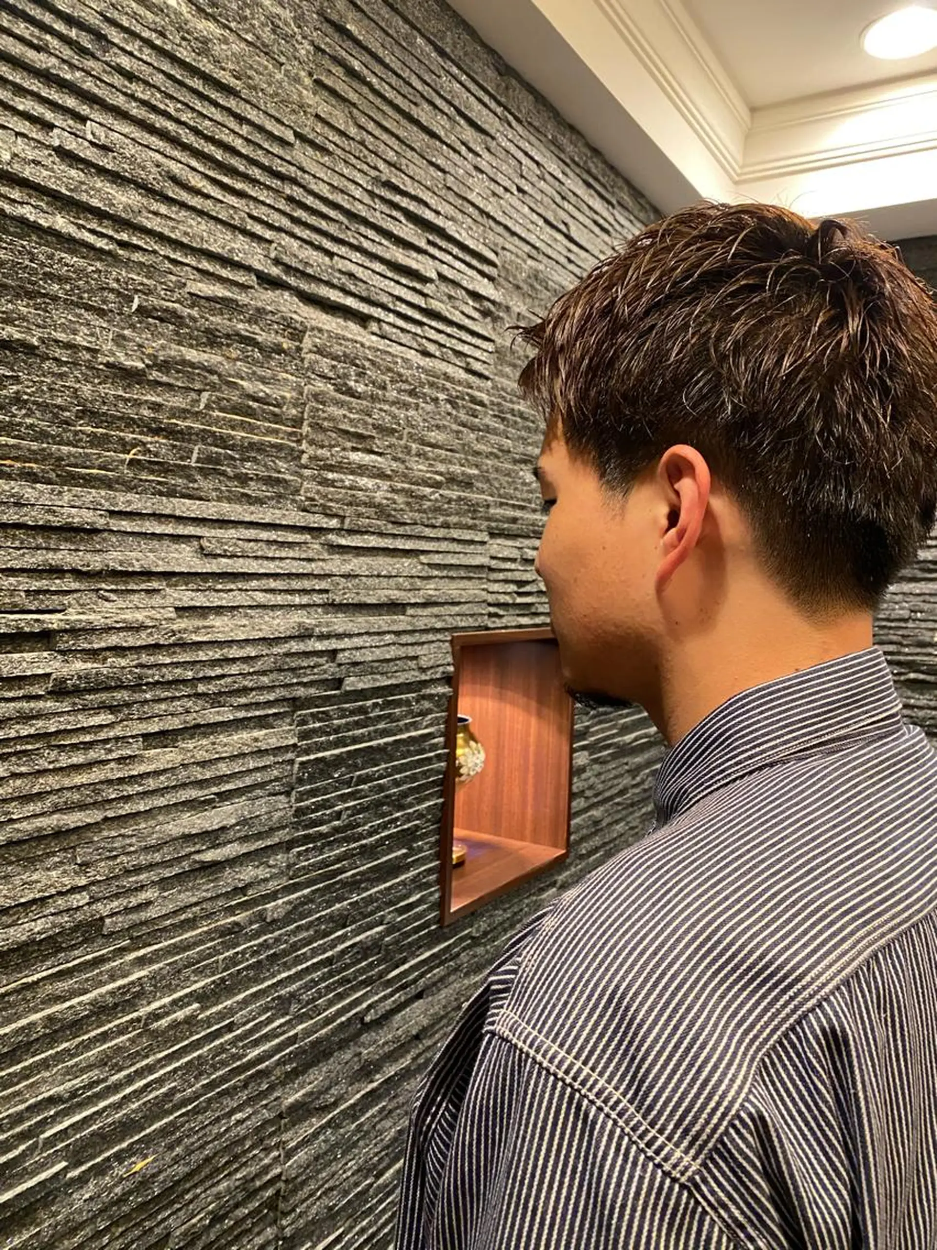 ショート パーマ メンズ 💈ヒロ銀座💈 ✨墓越聖菜✨のヘアスタイル