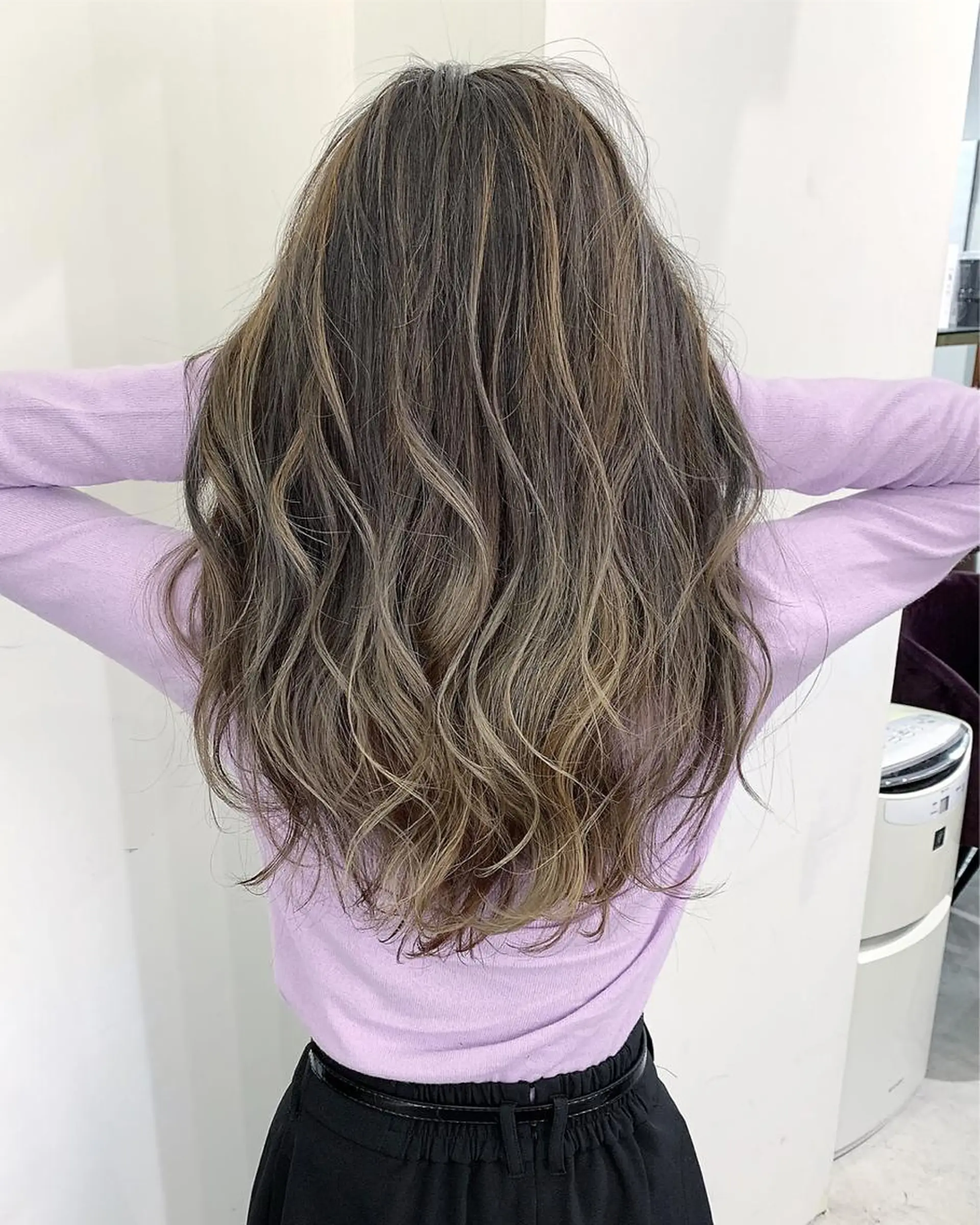 ロング 👑圧倒的カラー👑 佐々木祐希のヘアスタイル