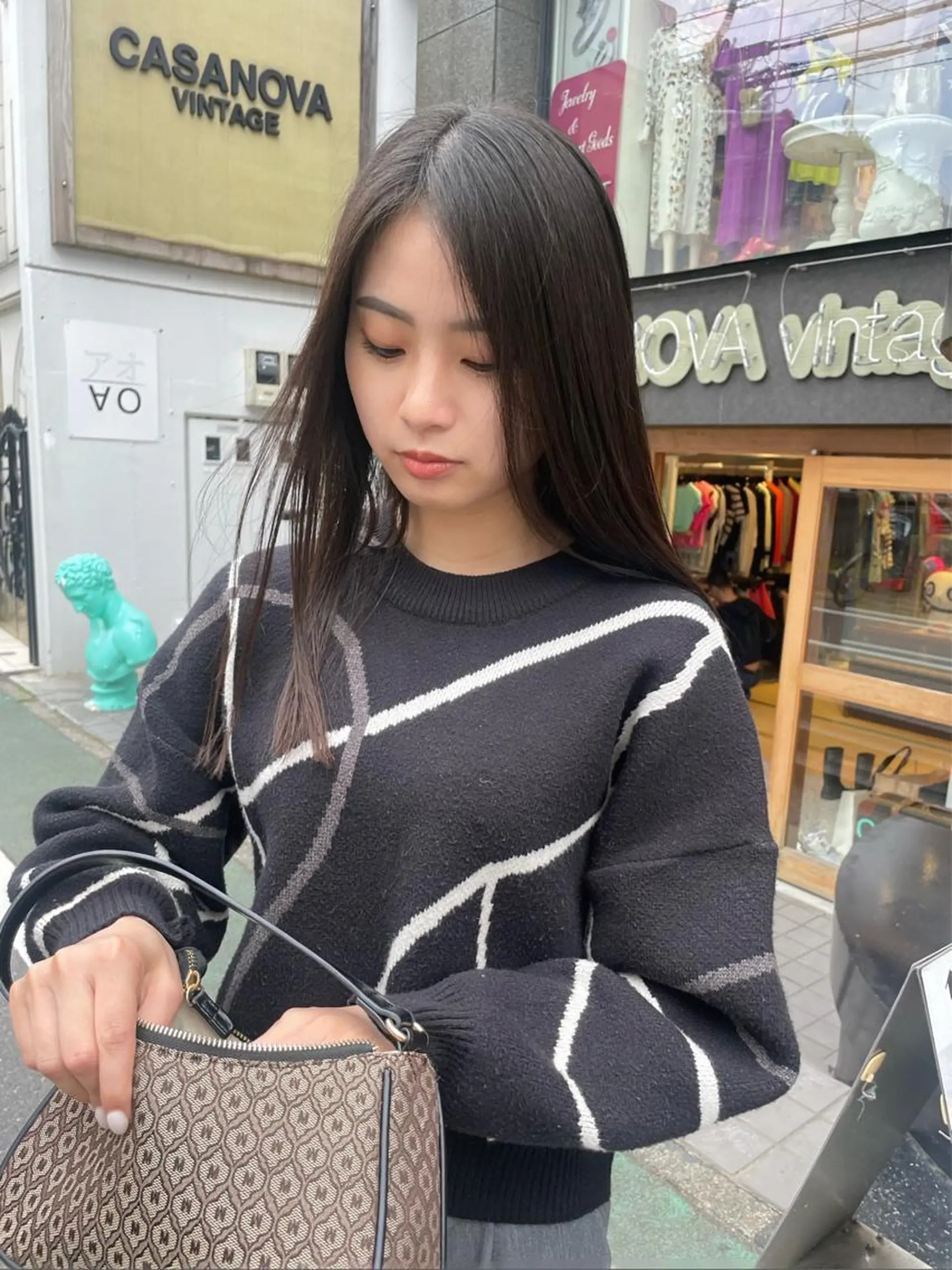 ロング カラー バレイヤージュ ブリーチ ケアブリーチ デザインカラー ダブルカラー カット 縮毛矯正 トリートメント スパイラルパーマ 🌐hina⭐️のヘアスタイル