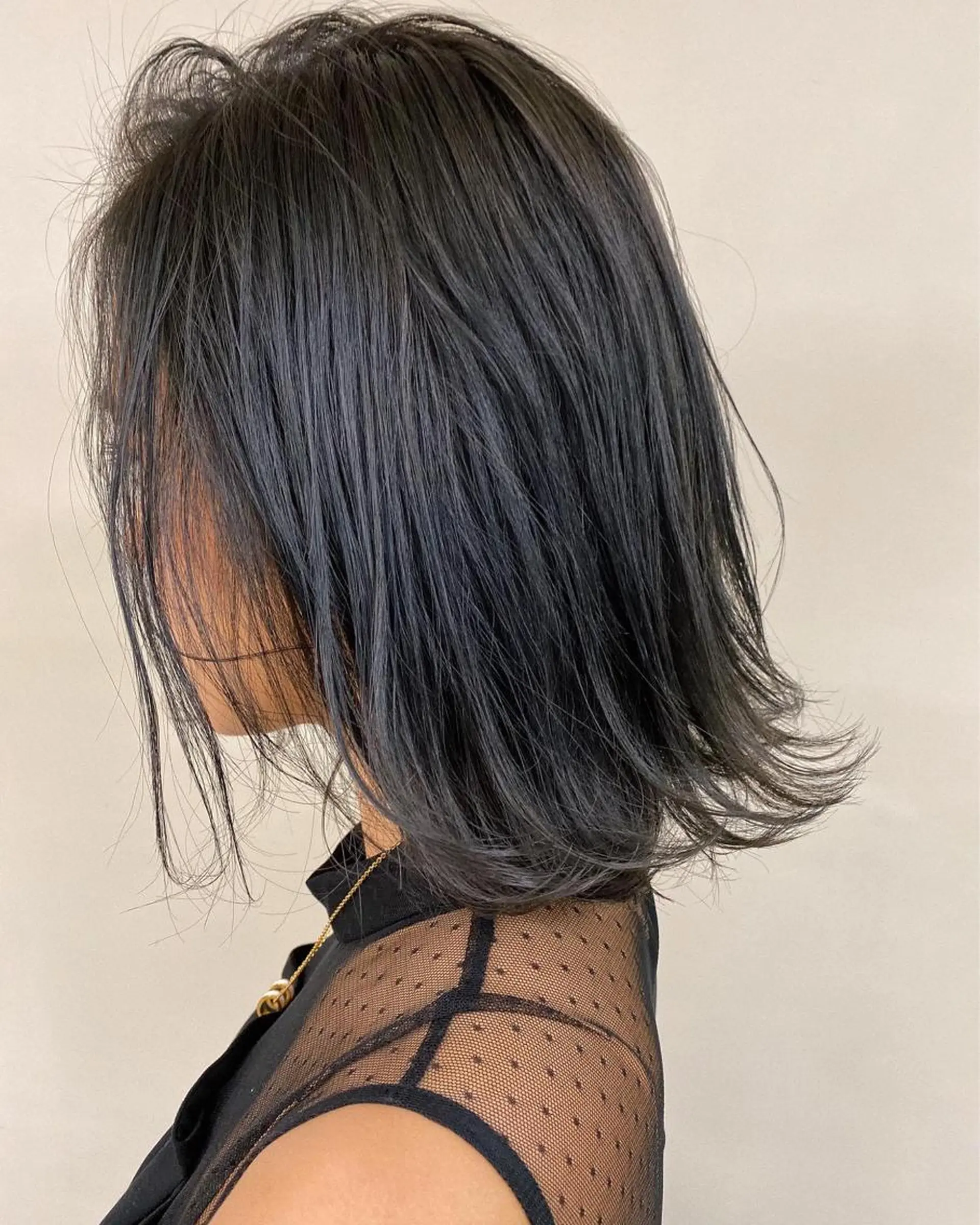 ショート カラー レイヤーウルフ エクステ磯部のヘアスタイル