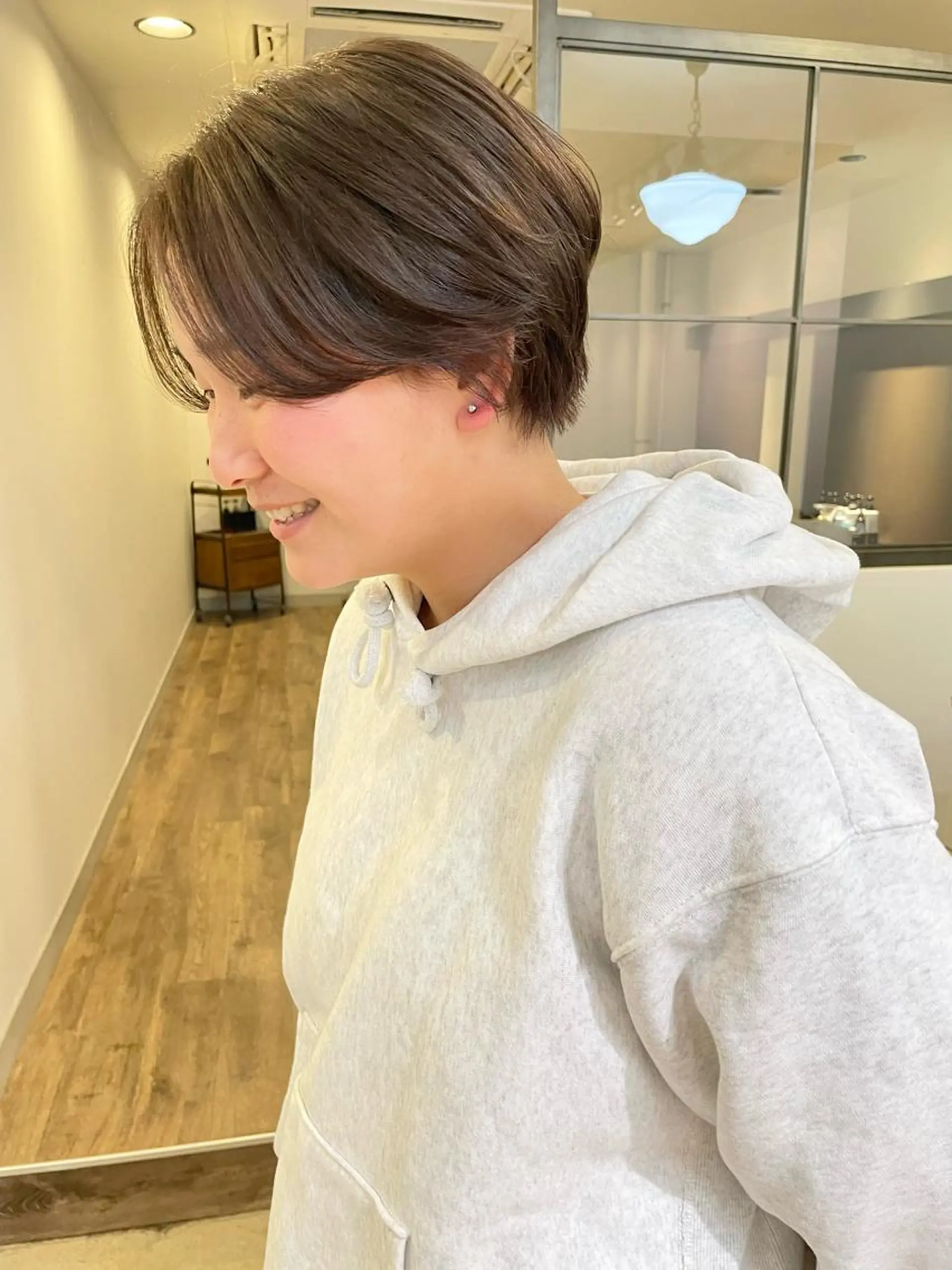 ショート ハンサムショート ショートヘア sion所属・北里 花咲のヘアスタイル