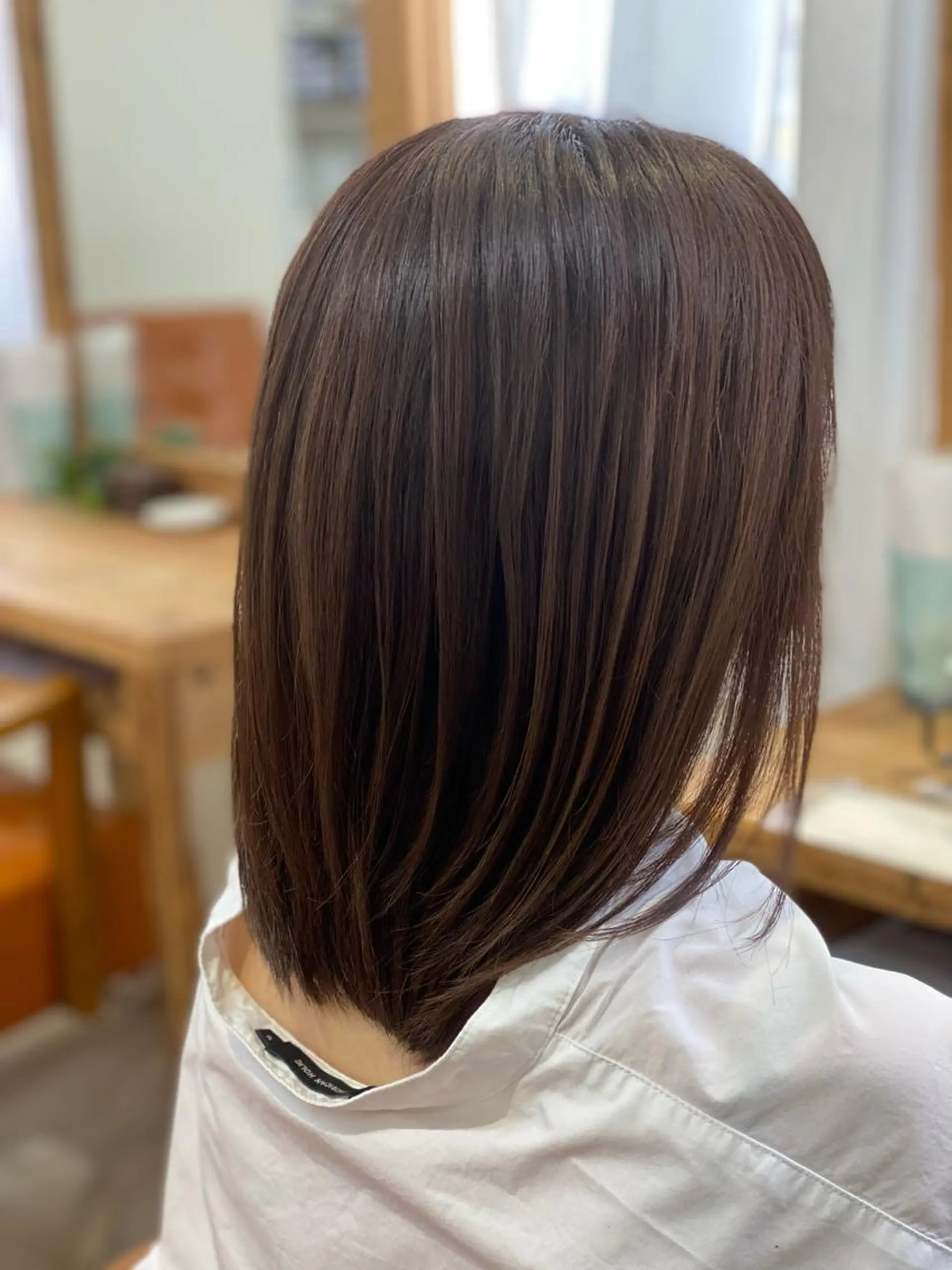 ミディアム カラー 髪質改善 カット ヘアカラー トリートメント 森下 友　Dio...池袋のヘアスタイル