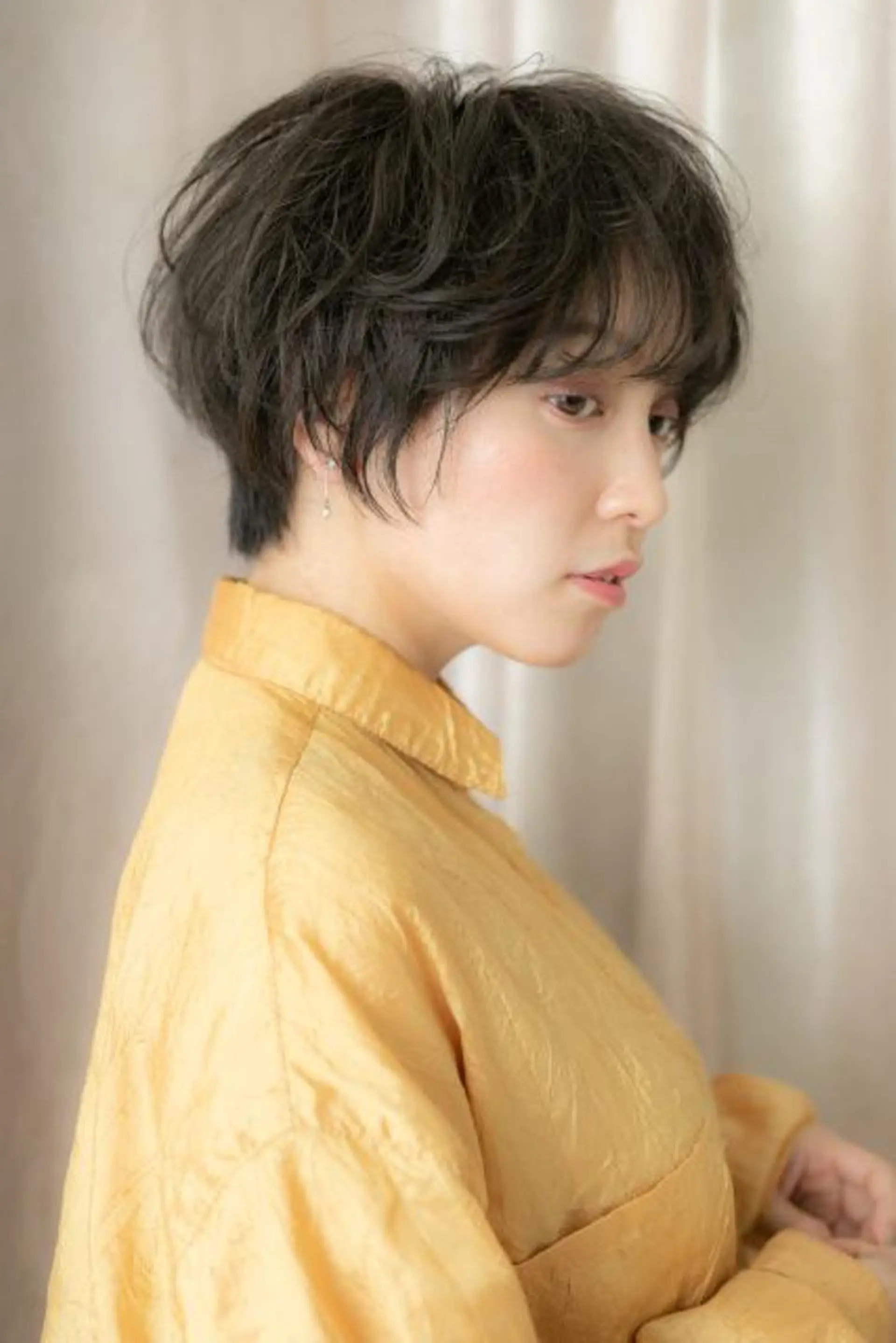 ショート カラー パーマ 棚村 竜太のヘアスタイル