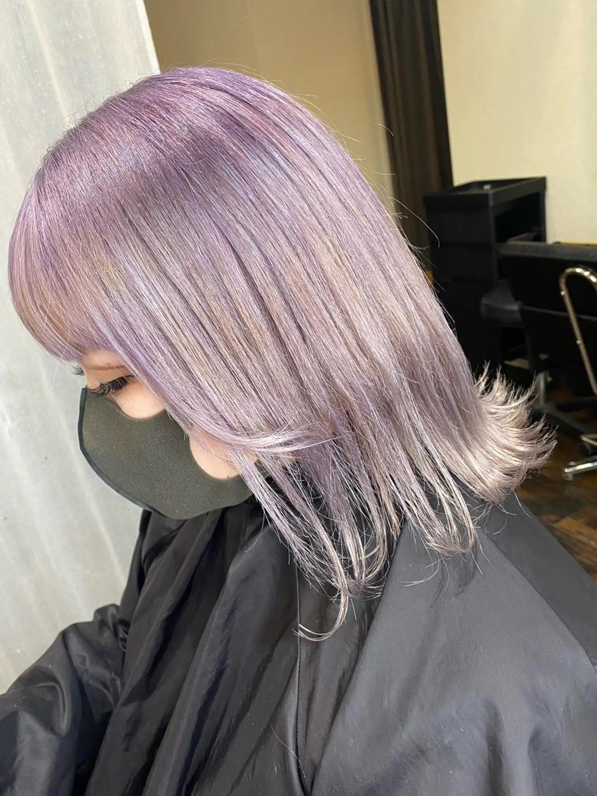 ミディアム カラー Tsuyoki .のヘアスタイル