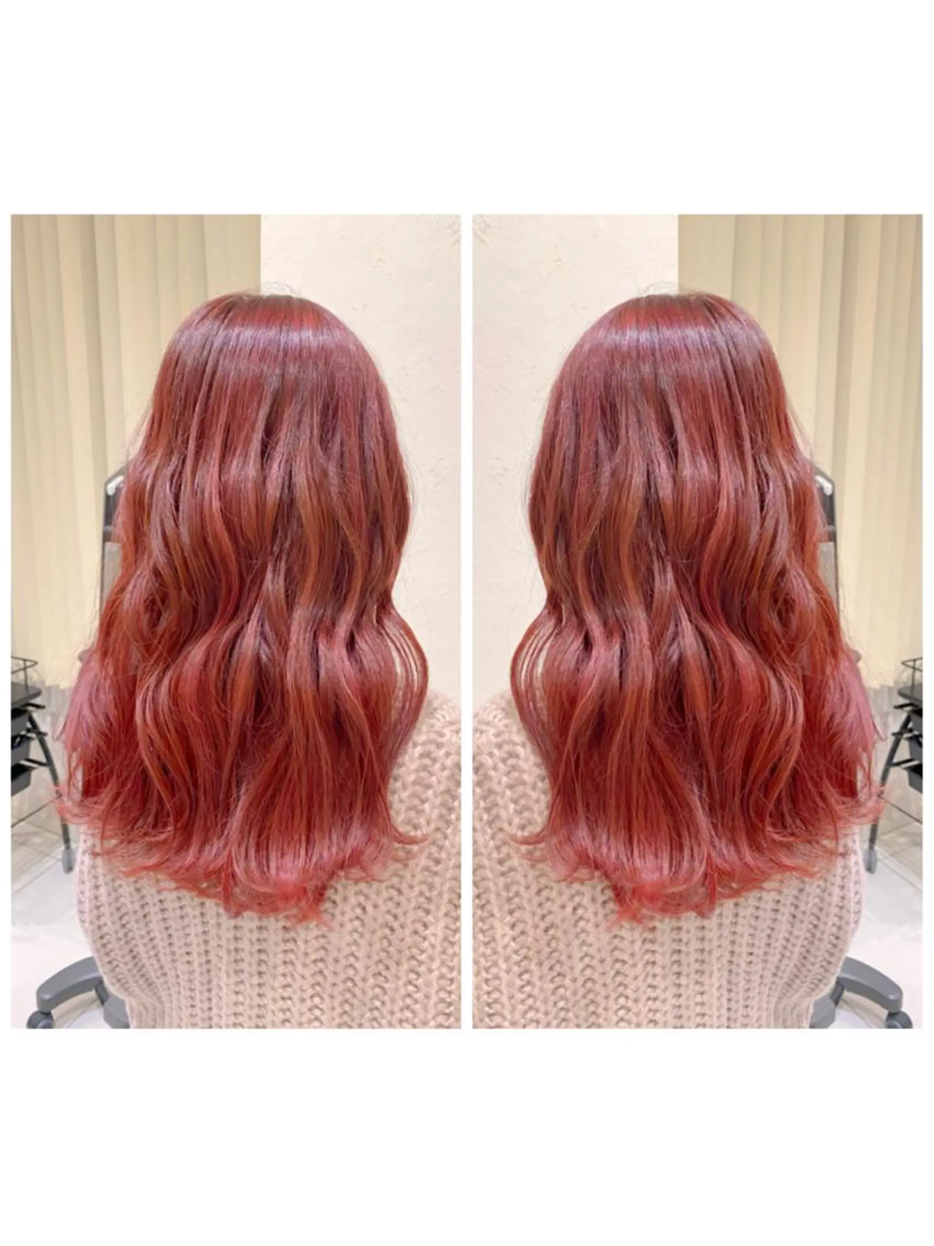 ロング カラー ピンクカラー レッドカラー ヘアカラー ブリーチ/髪質改善 🍊店長MASAKiのヘアスタイル