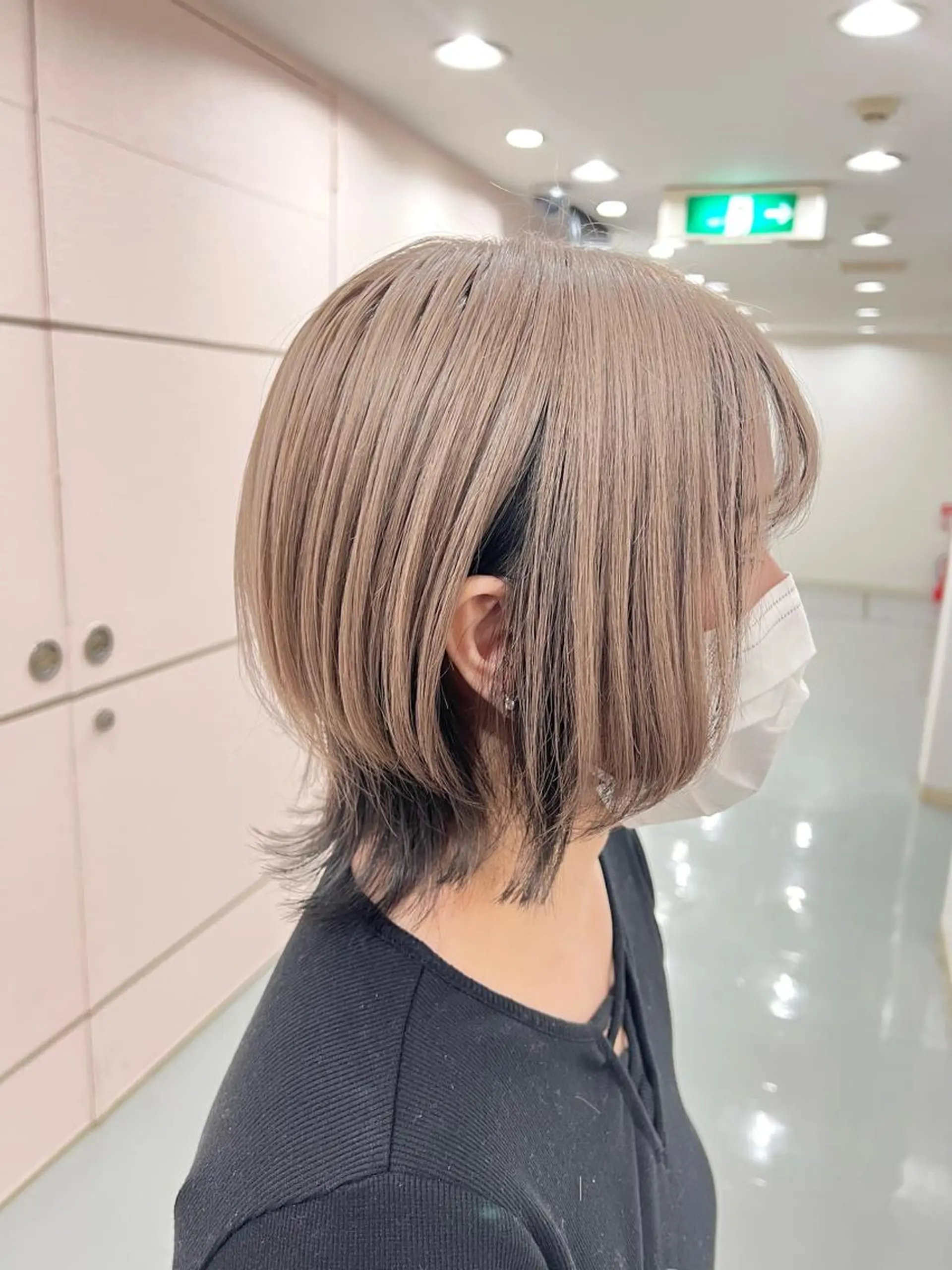 ショート カラー マンツーマン女性 美容師 奏のヘアスタイル