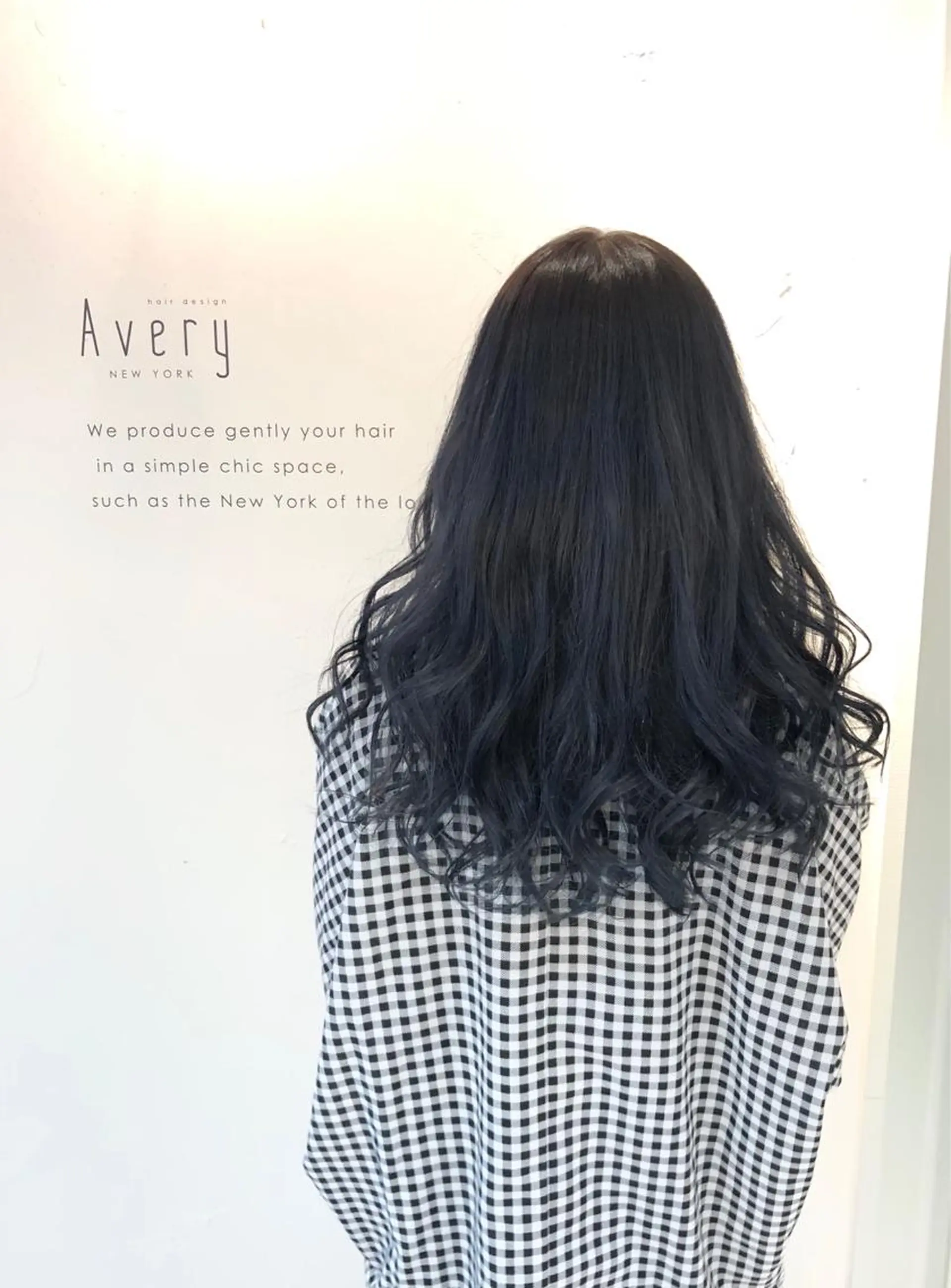 ロング カラー ブリーチ ブルーカラー ブルージュ ネイビーカラー シルバー ヘアカラー トリートメント wavi hair所属・後藤 ユウキ/髪質改善🫧のヘアスタイル