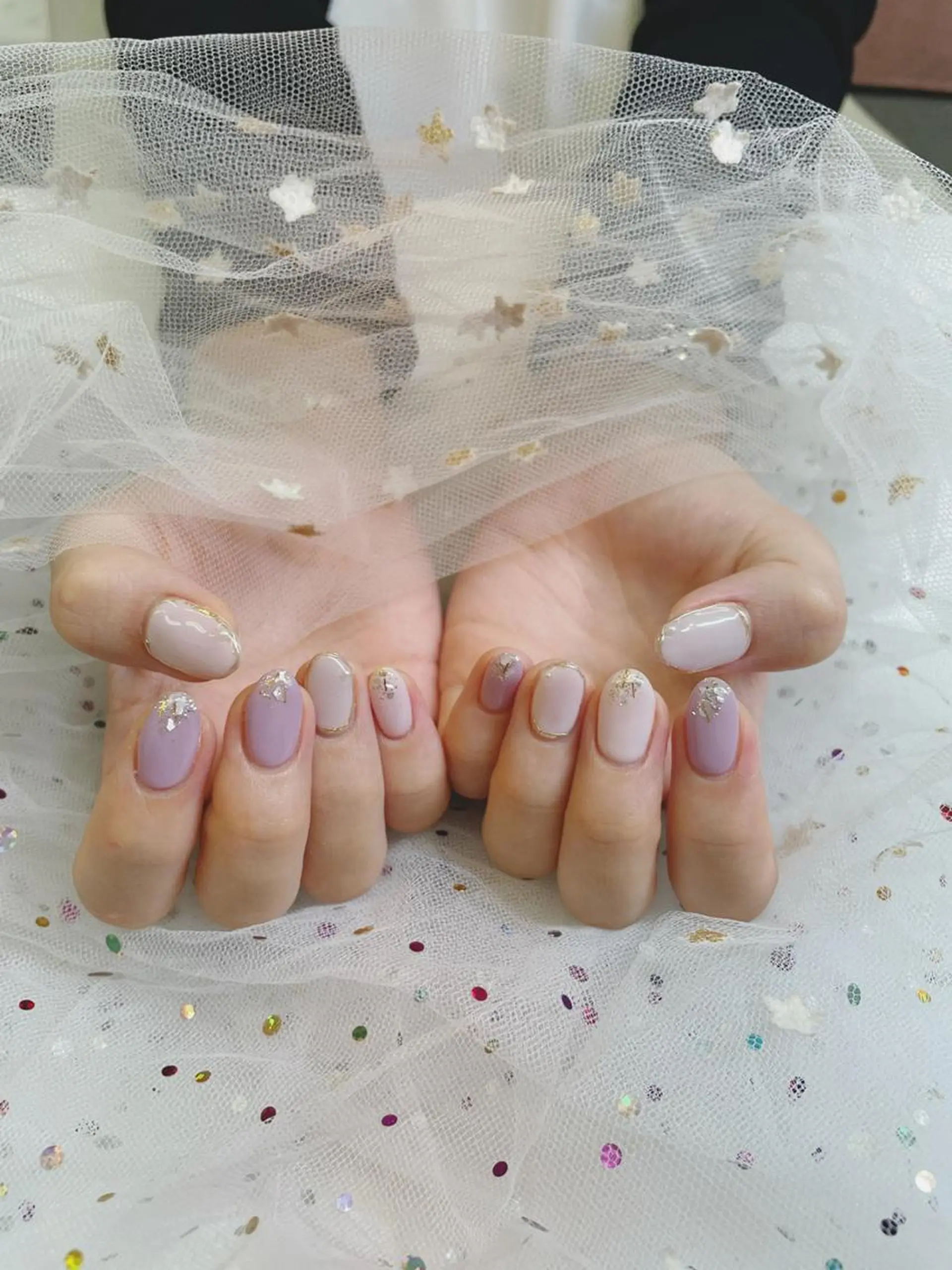 ネイル 🦋ネイルサロン ブラン🌈ゆりのネイルデザイン