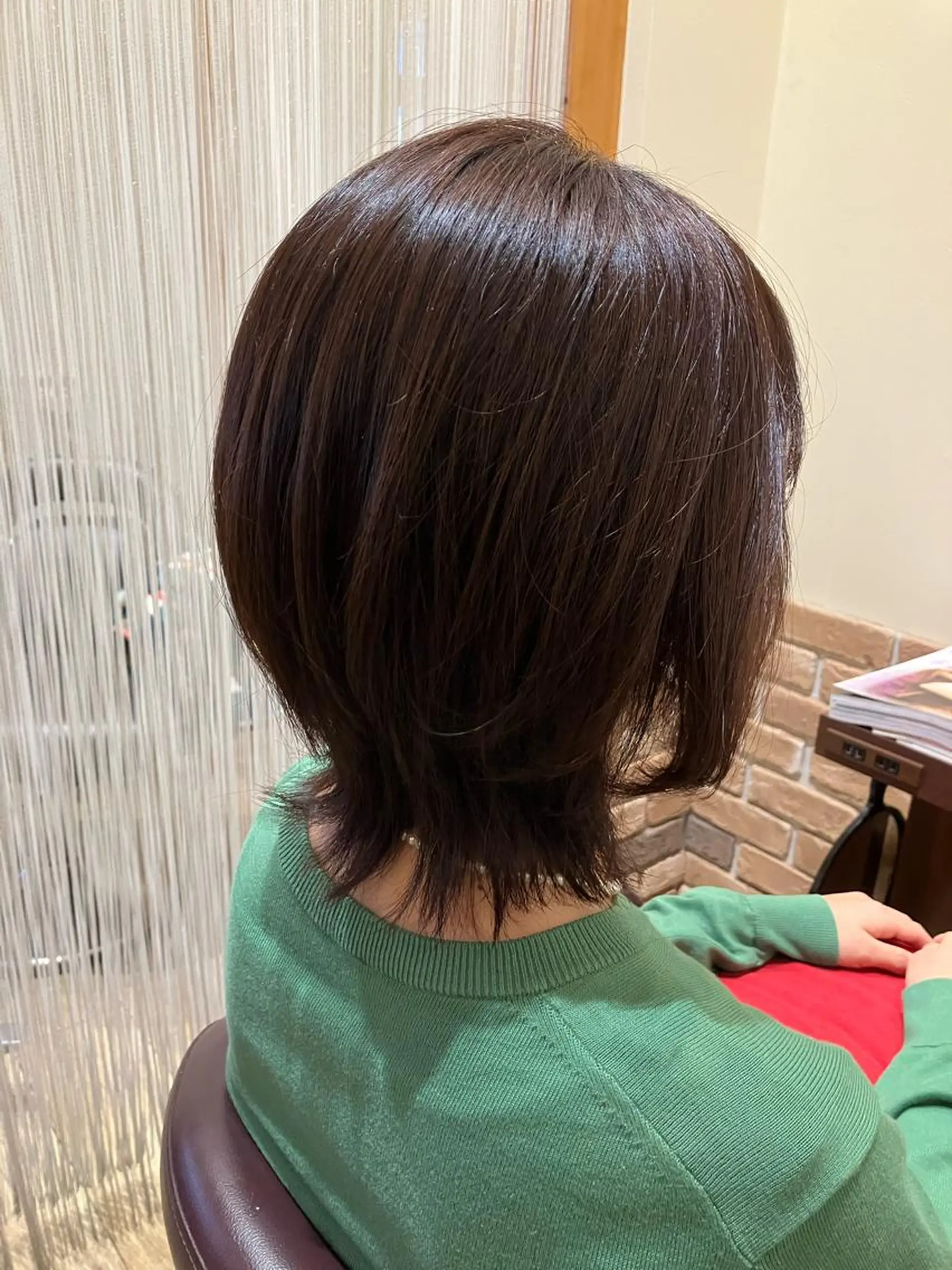 ミディアム カット ヘアカラー Enne所属・ヤマモト ヒロミのヘアスタイル