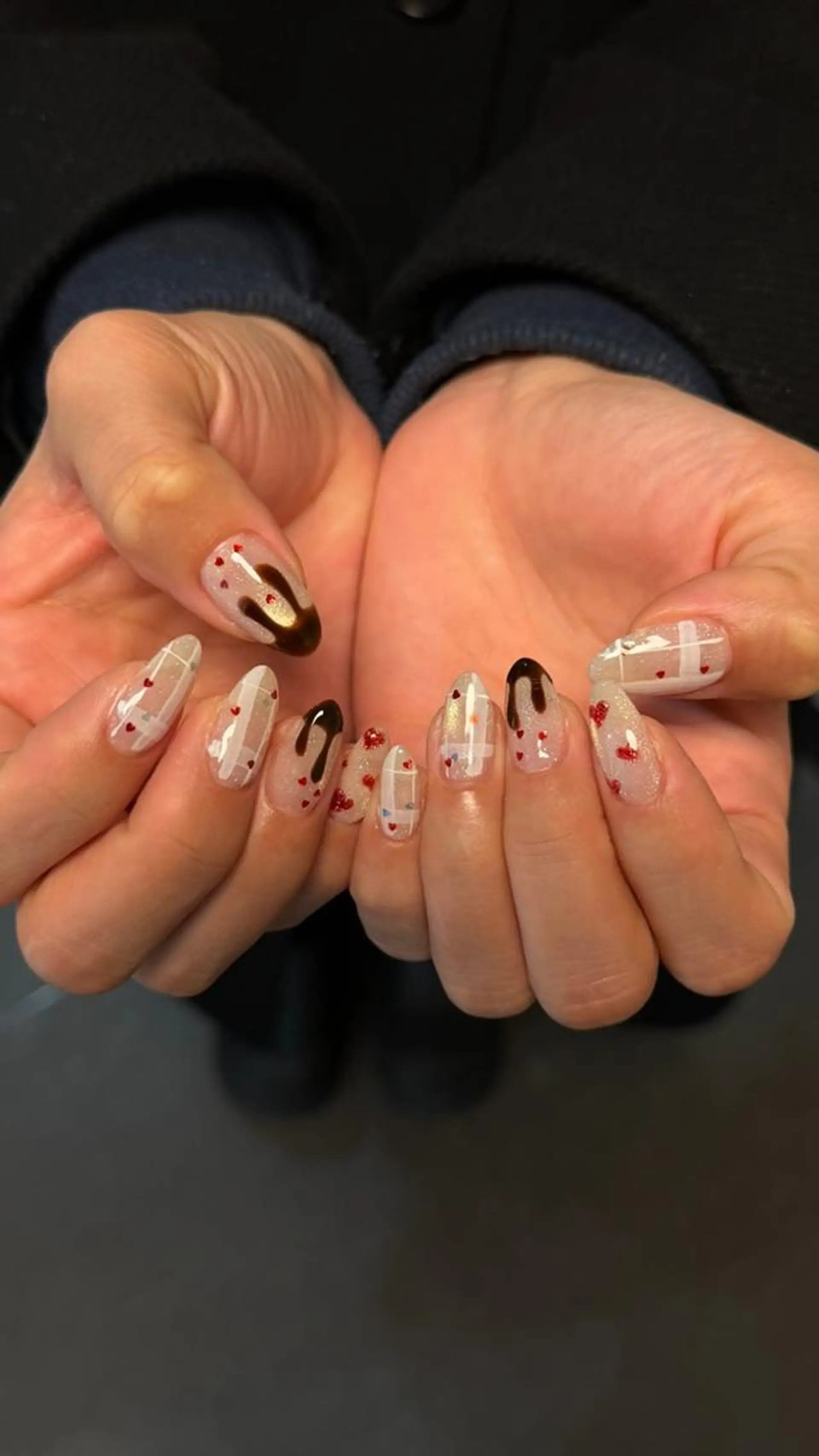 ネイル バレンタイン ハンドネイル kaoネイル /青山のネイルデザイン