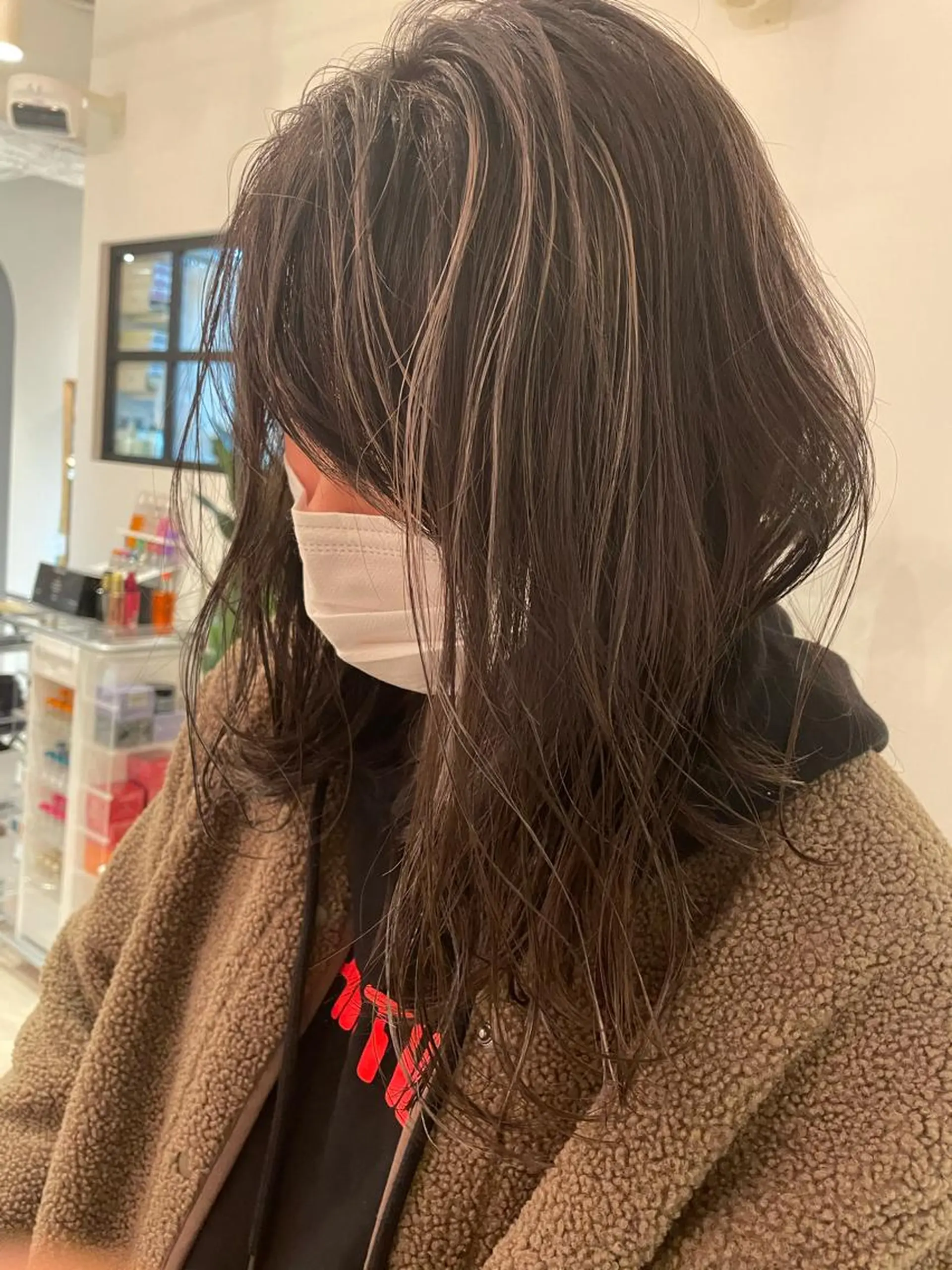 セミロング カラー 髪質改善×縮毛矯正 HairDr.LINO駒沢【リノ】所属・mam. mamicoのヘアスタイル