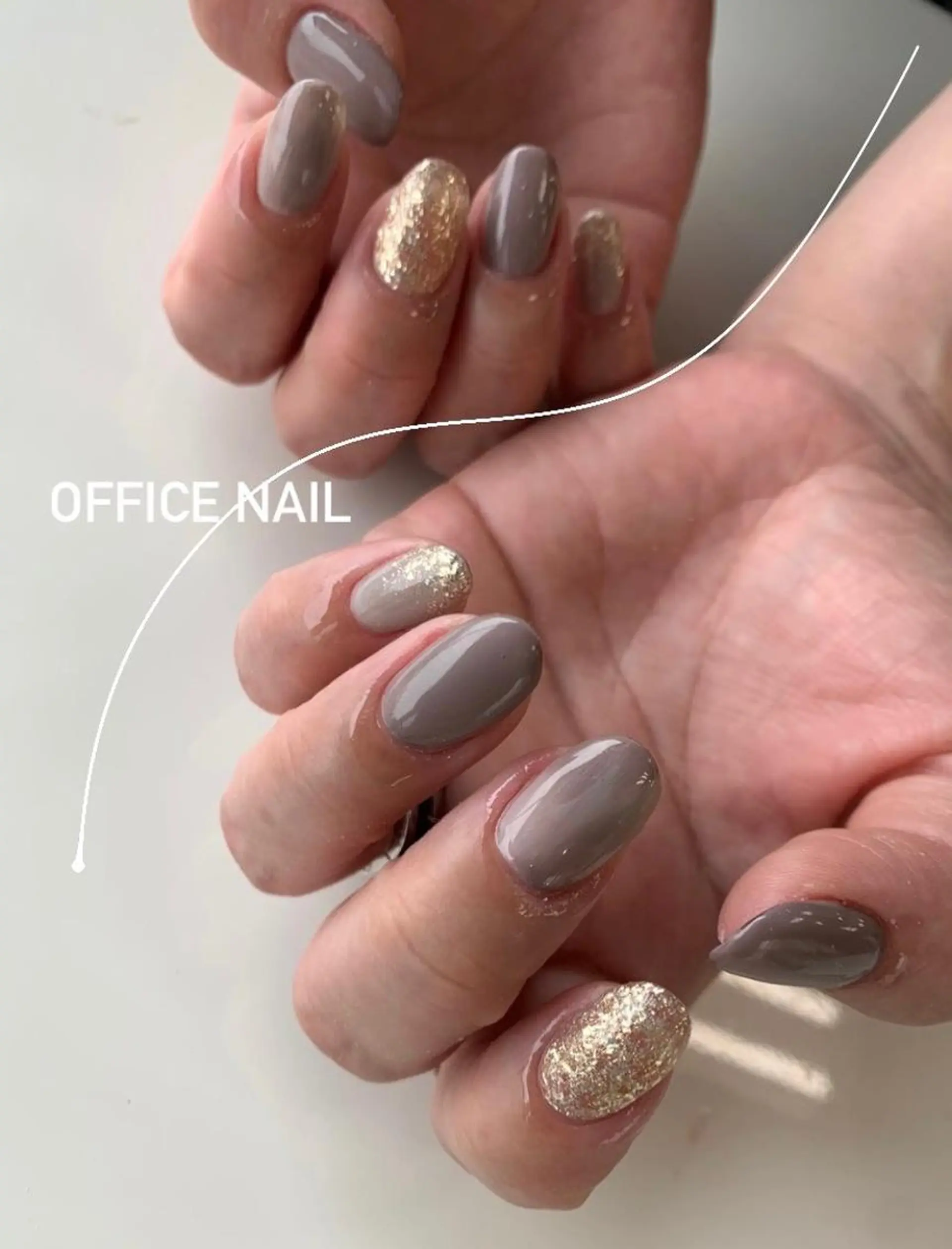 ロング ネイル オフィスネイル スカルプネイル シンプルネイル be-cares beauty(豊川店のネイルデザイン