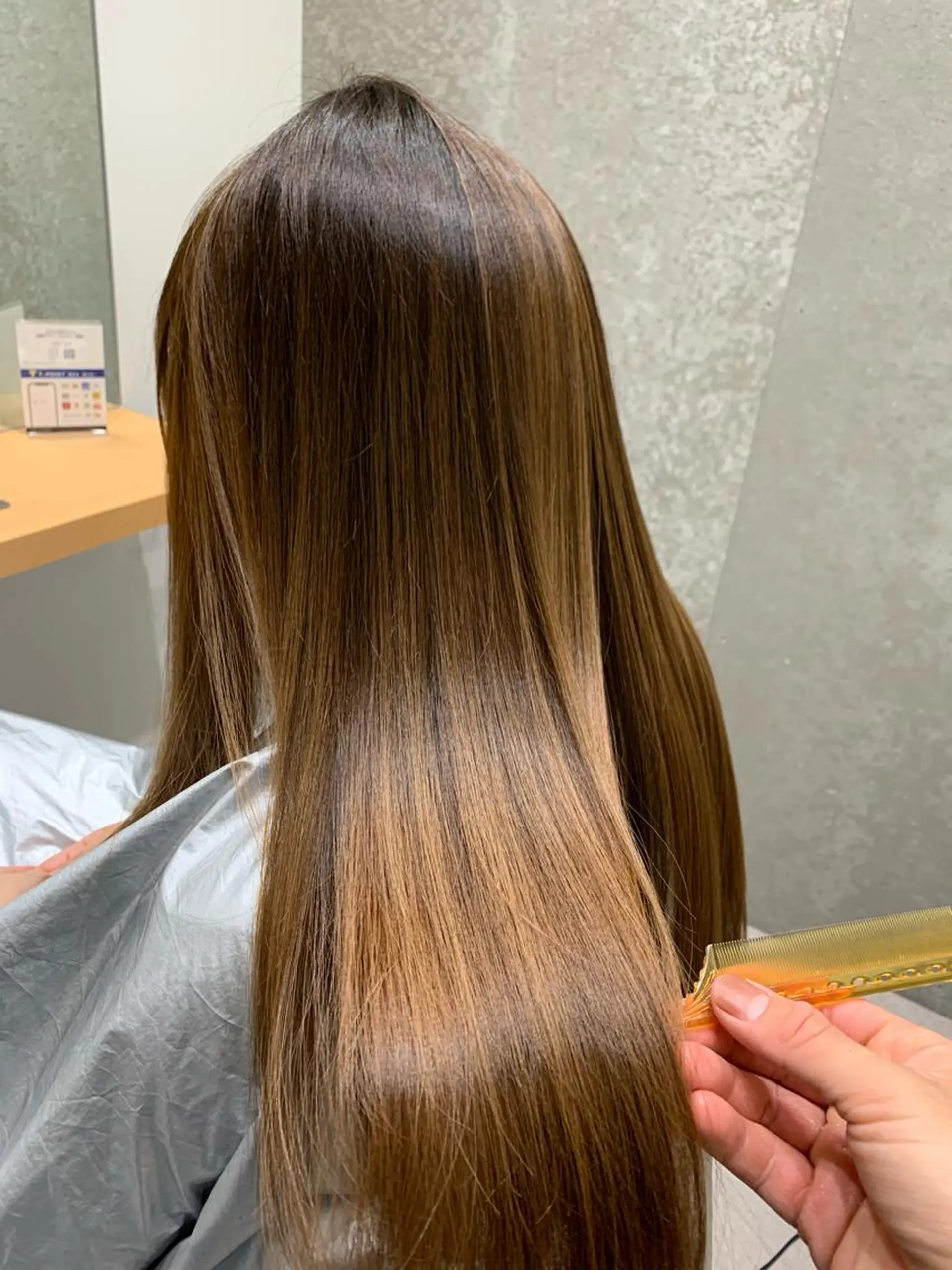 ロング 縮毛矯正 gotoday新宿aura店所属・新宿徒歩5分 透明感カラーのその他イメージ