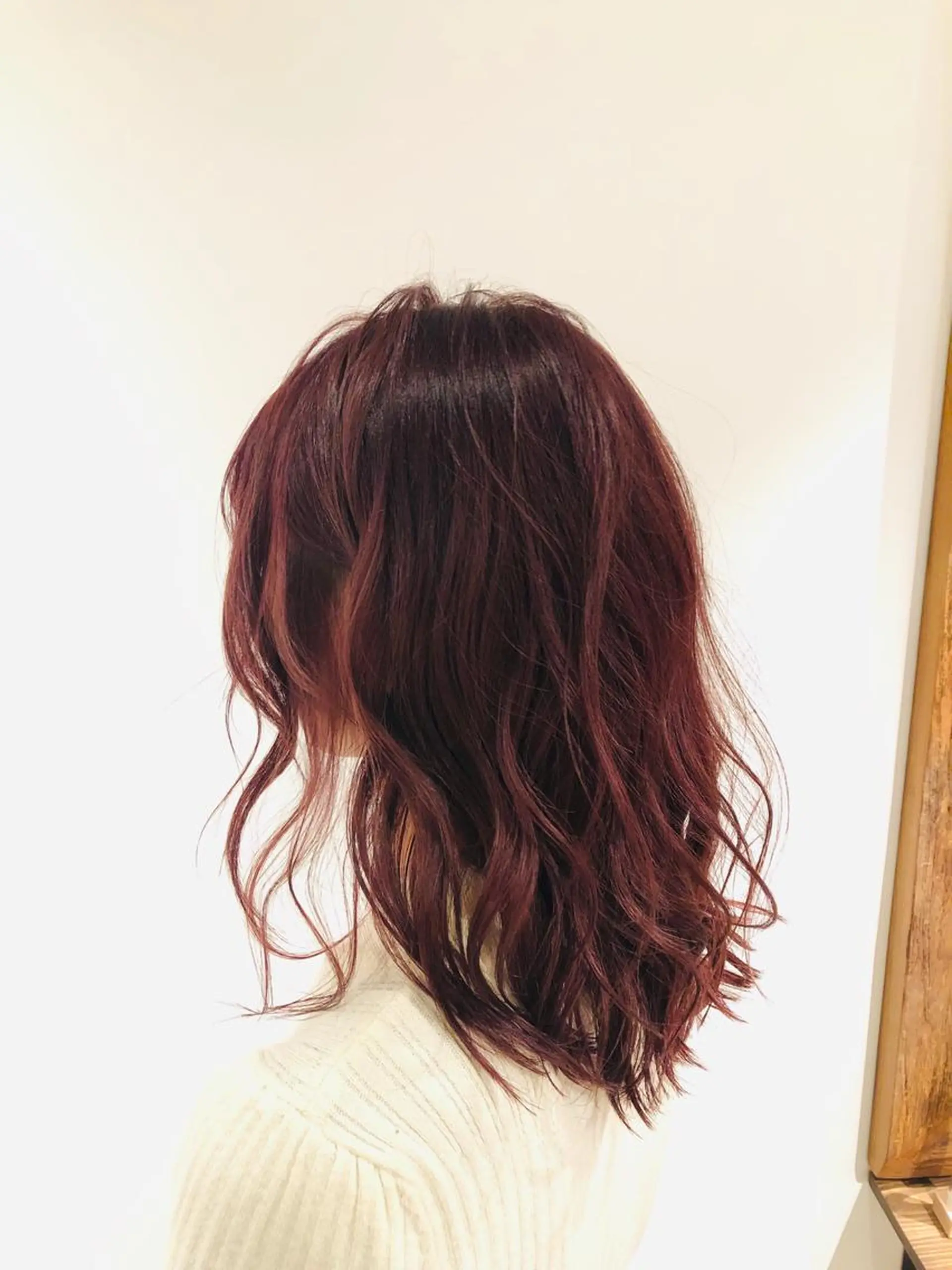 セミロング カラー ピンクカラー Sail所属・Sail 【セイル】のヘアスタイル