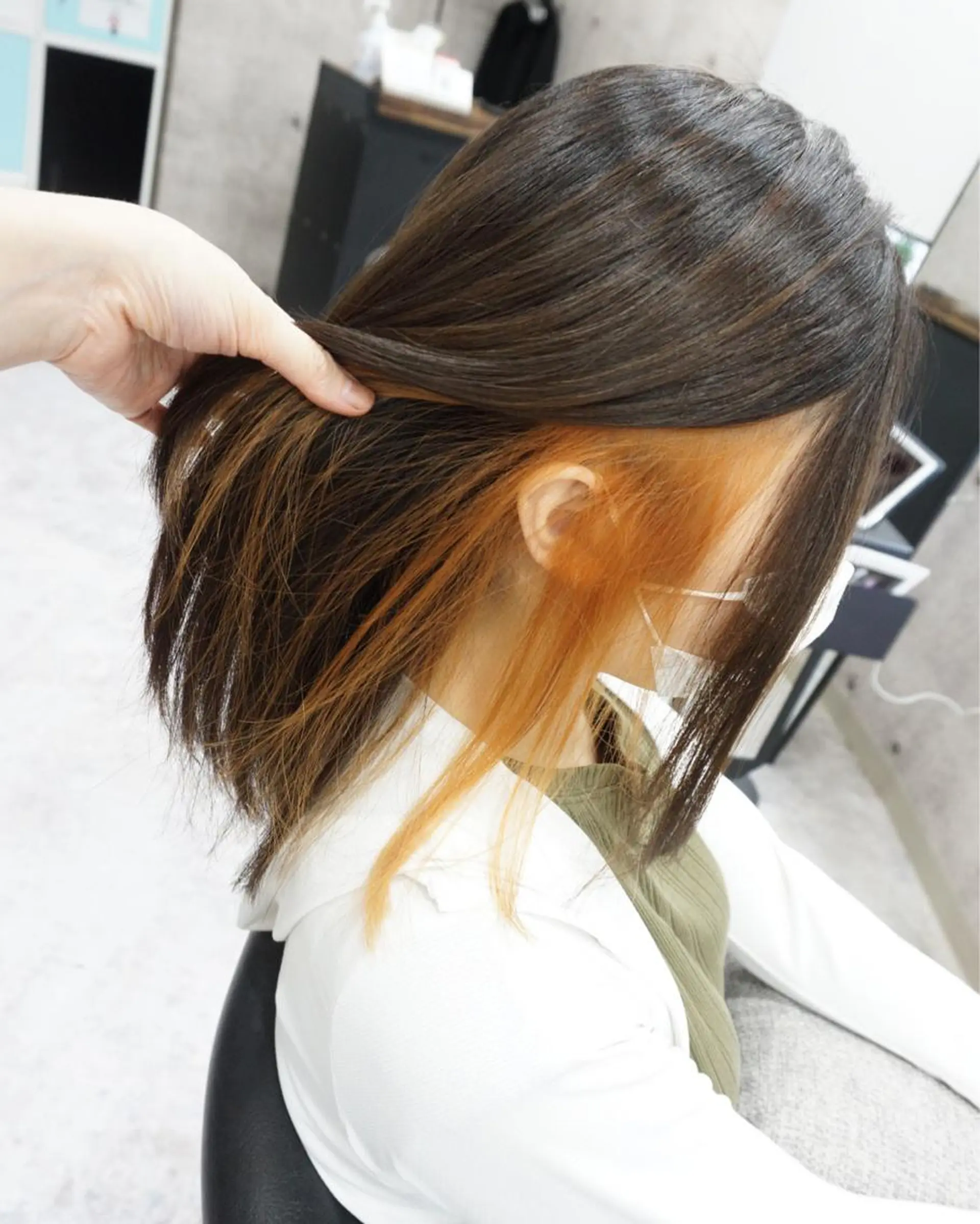 ミディアム 羽田 hadaのヘアスタイル