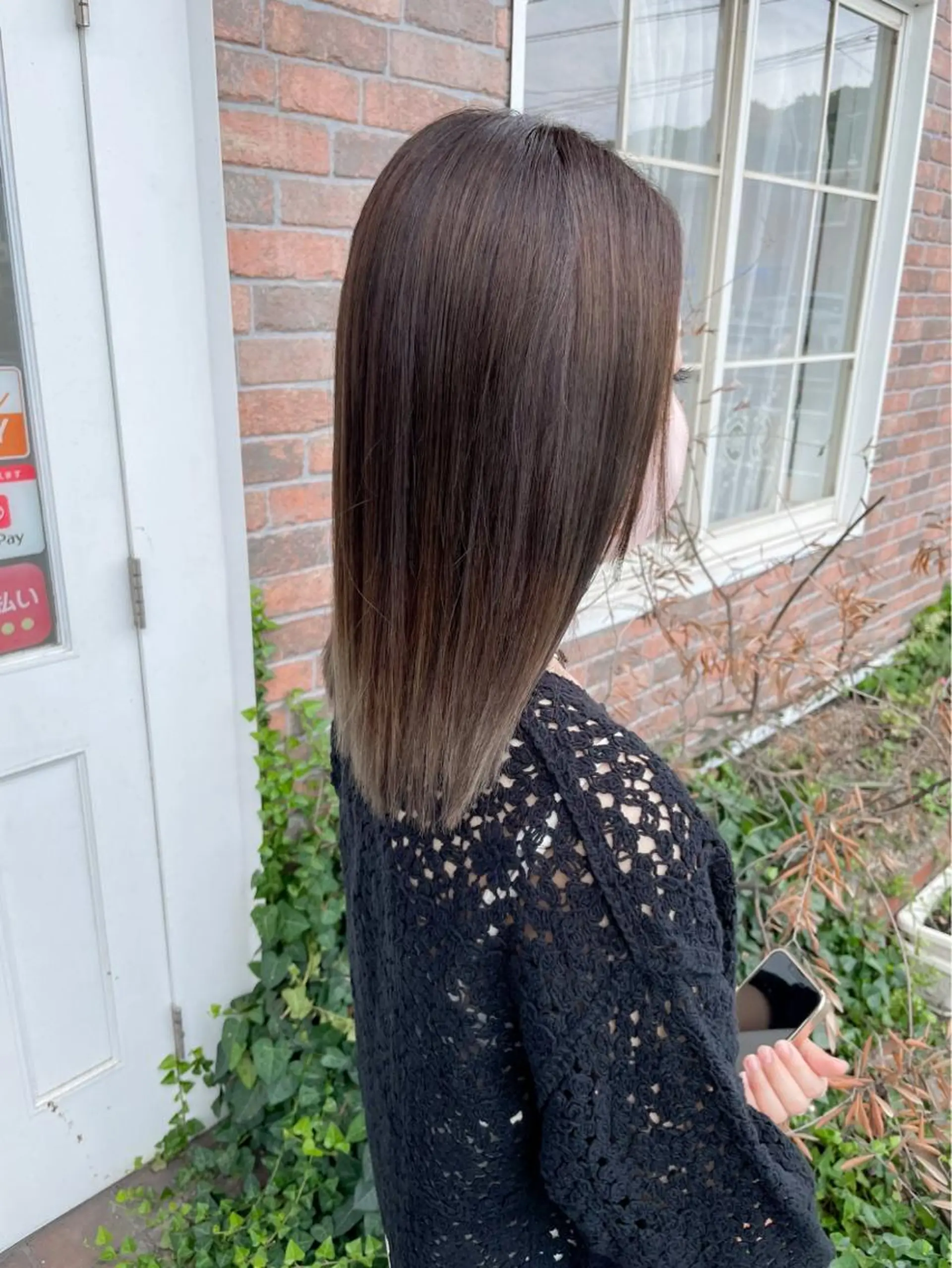 セミロング カラー Mintleaf 💛MAYUKOのヘアスタイル