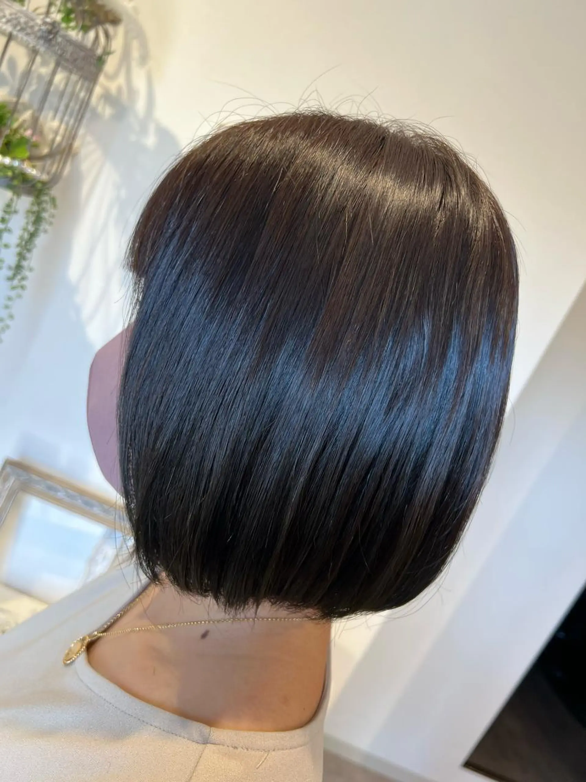 ショート 髪質改善 カット ヘアカラー 縮毛矯正 井上 美春のヘアスタイル