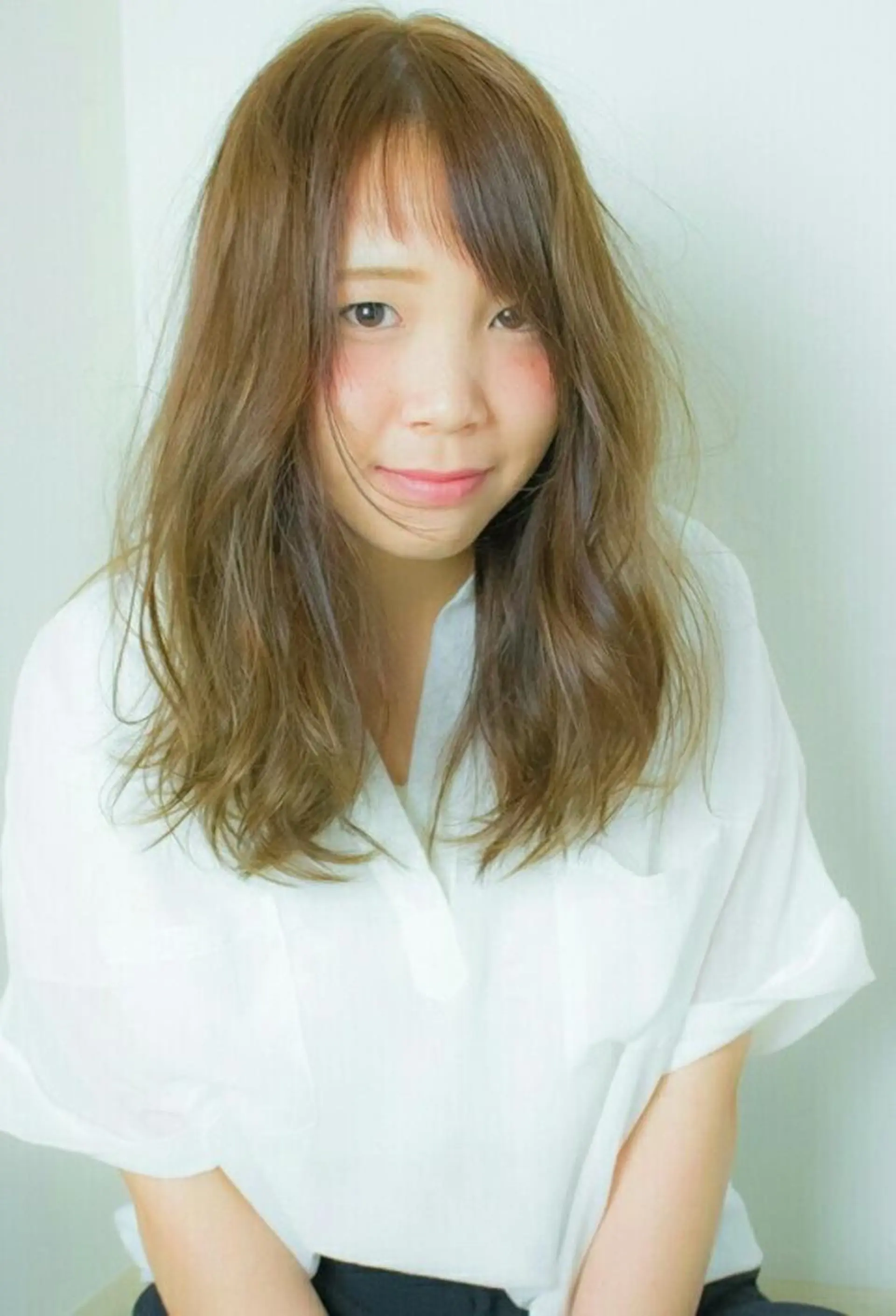 セミロング カラー Aｎ Hair 所属・しらはま ようこのヘアスタイル