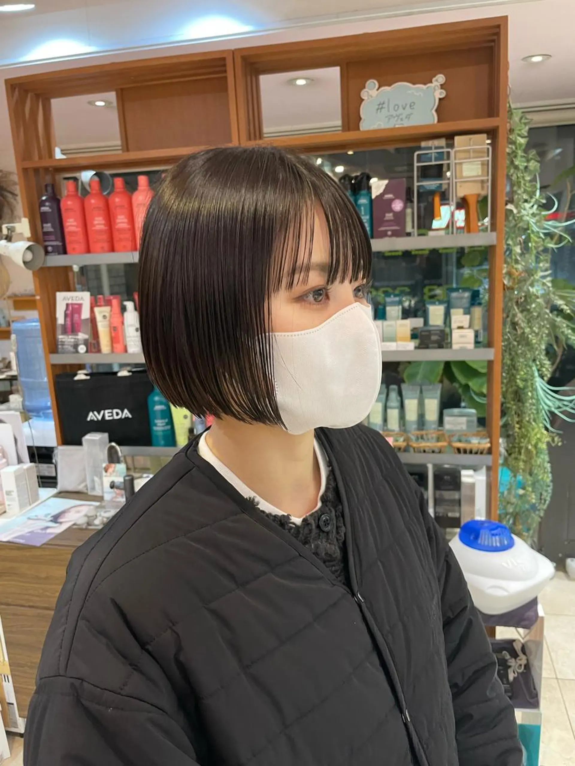 ミディアム ボブ Riku 西荻窪/メンズカットのヘアスタイル