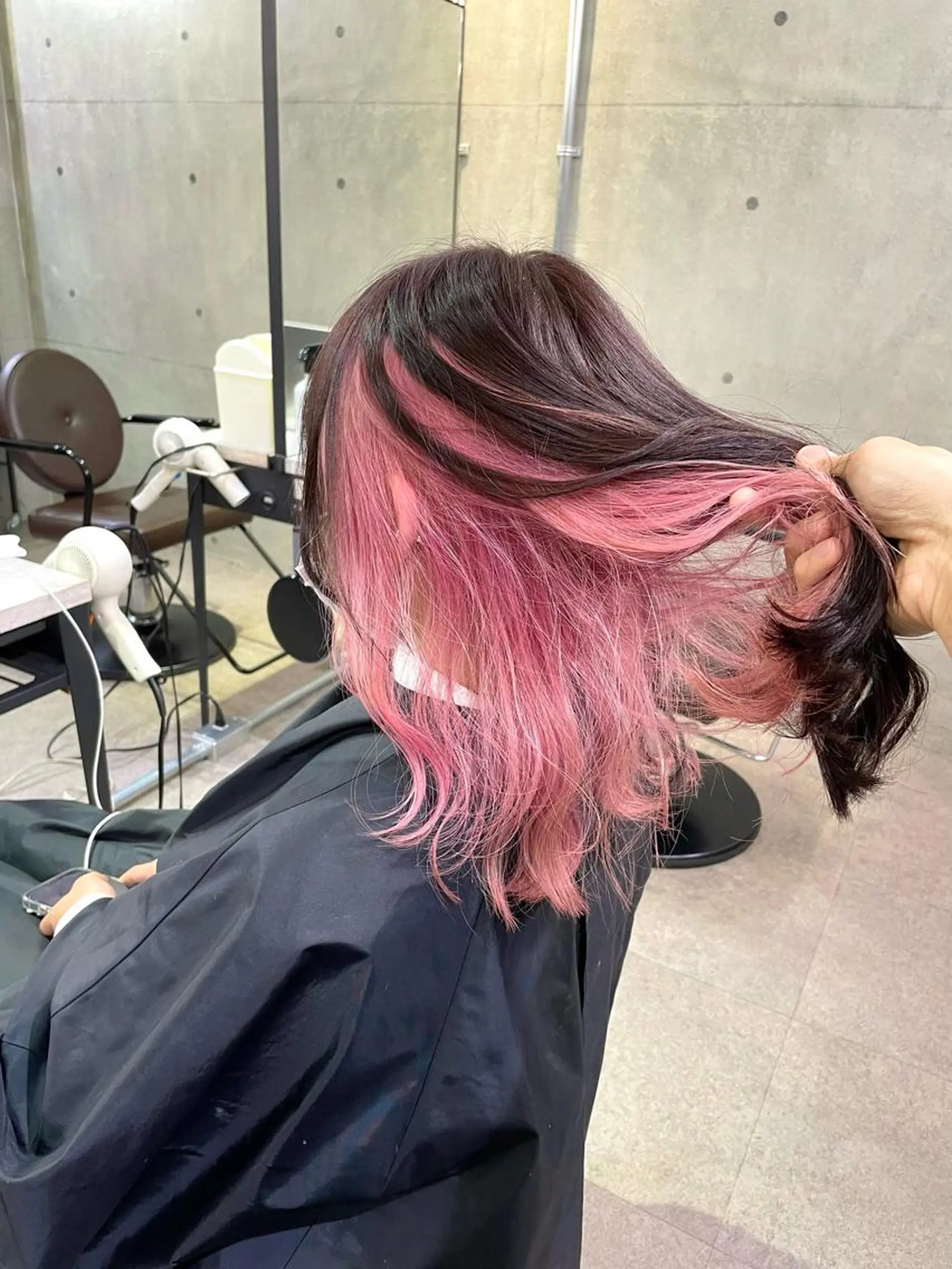 ミディアム カラー 髪質改善/ブリーチ /長山遼太郎のヘアスタイル