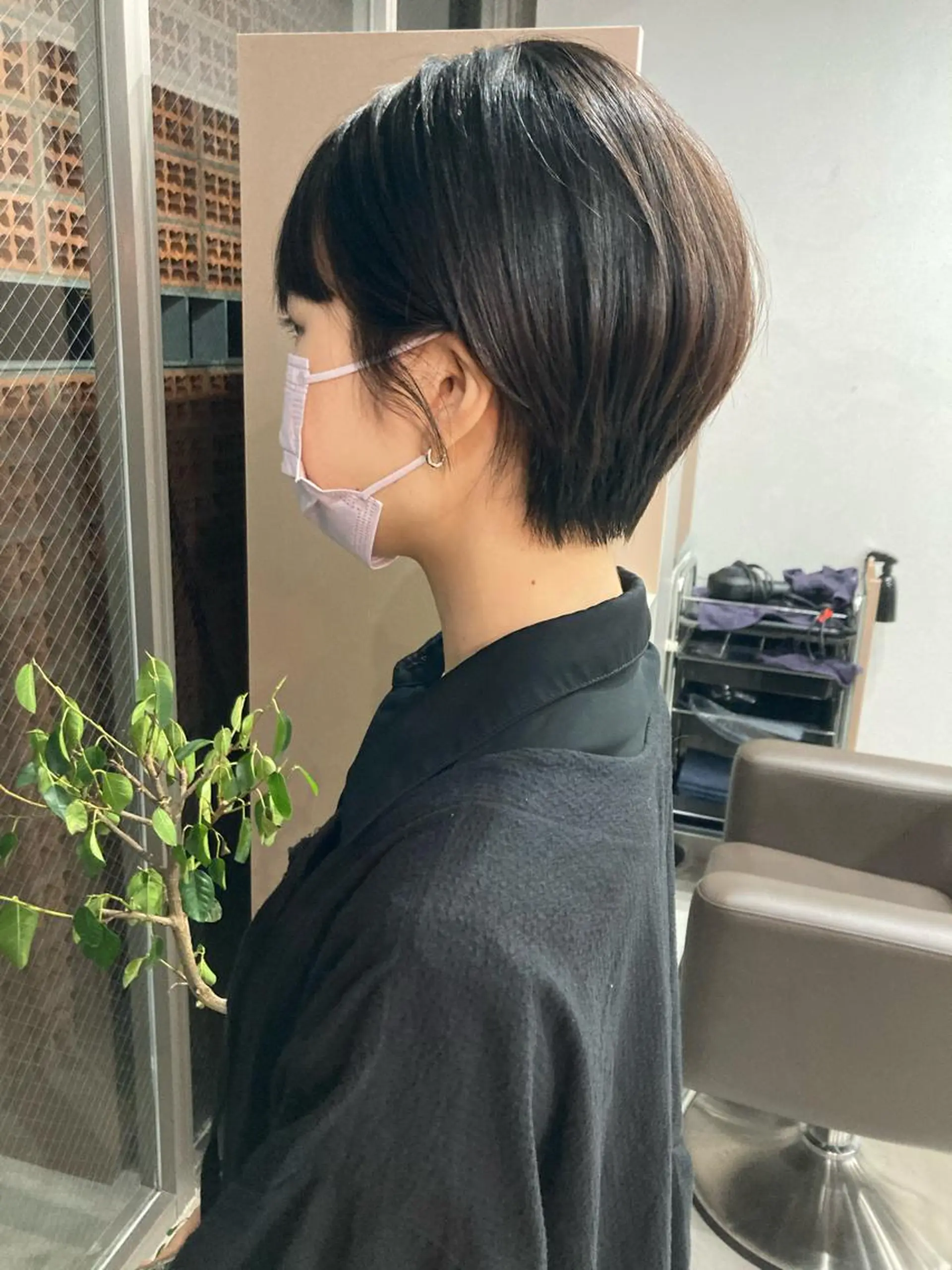 ショート ロングパーマ木村 ボブパーマのヘアスタイル