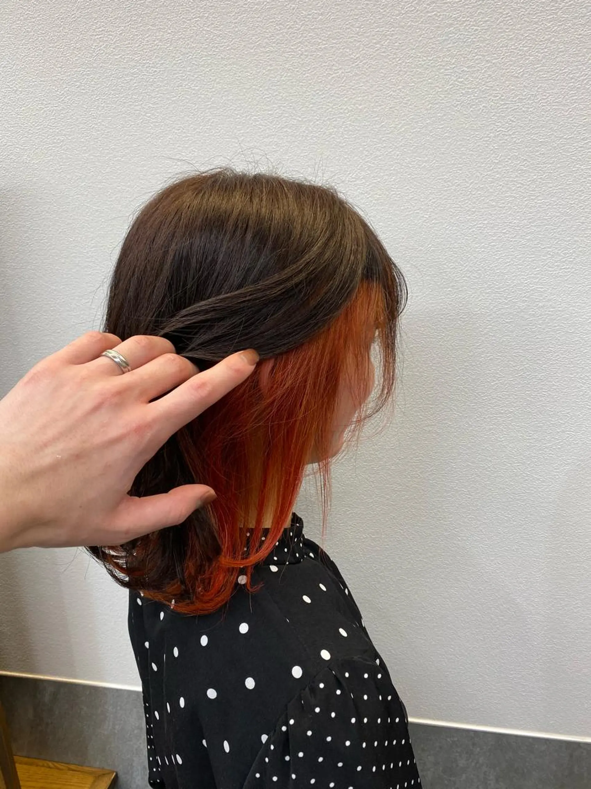ミディアム カラー 髪質改善特化サロン ICONIQ天神店のヘアスタイル