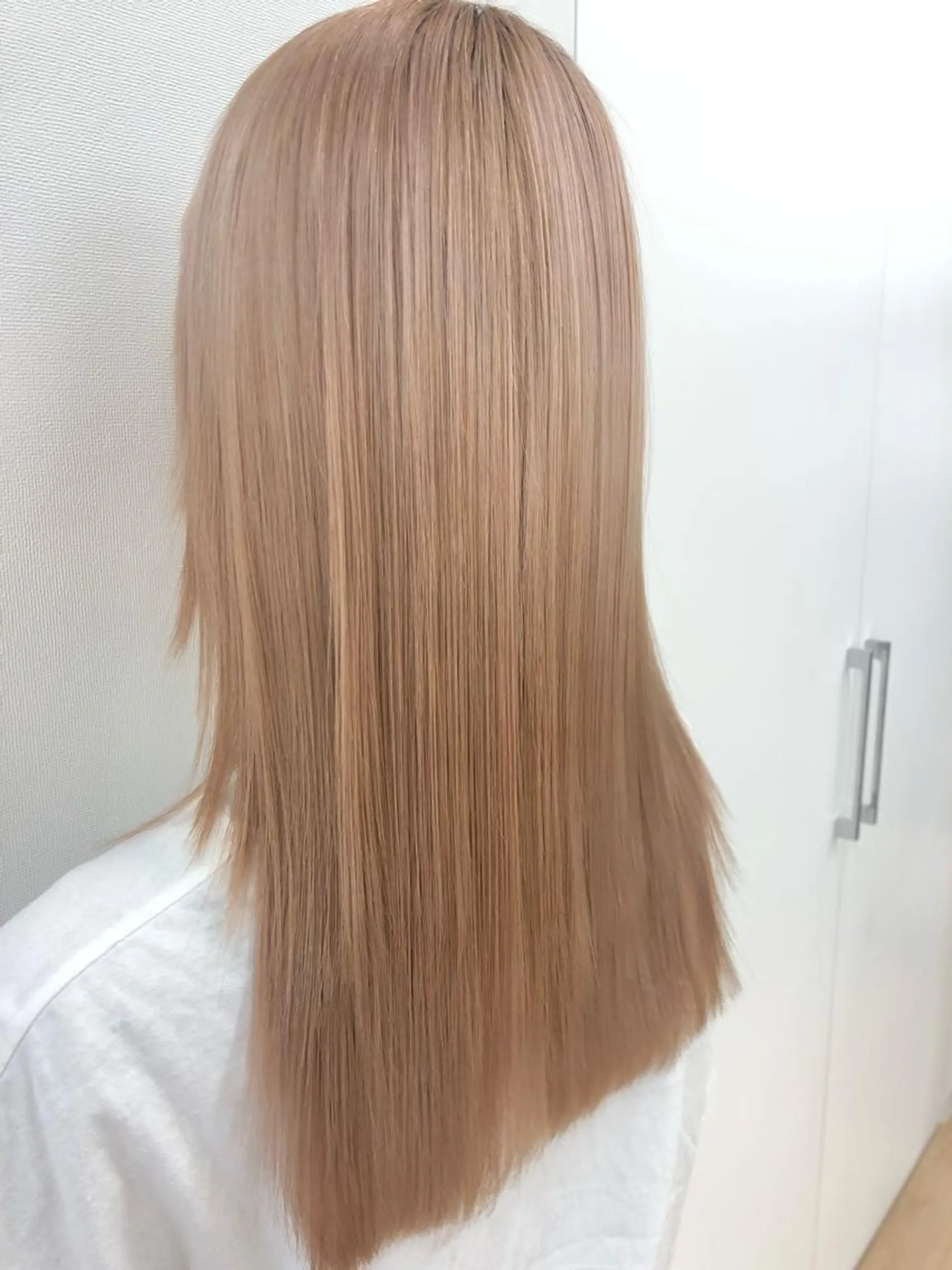 ロング ヘアカラー トリートメント 🧸プルエクステ❤︎ ネイルKAO🧸のヘアスタイル