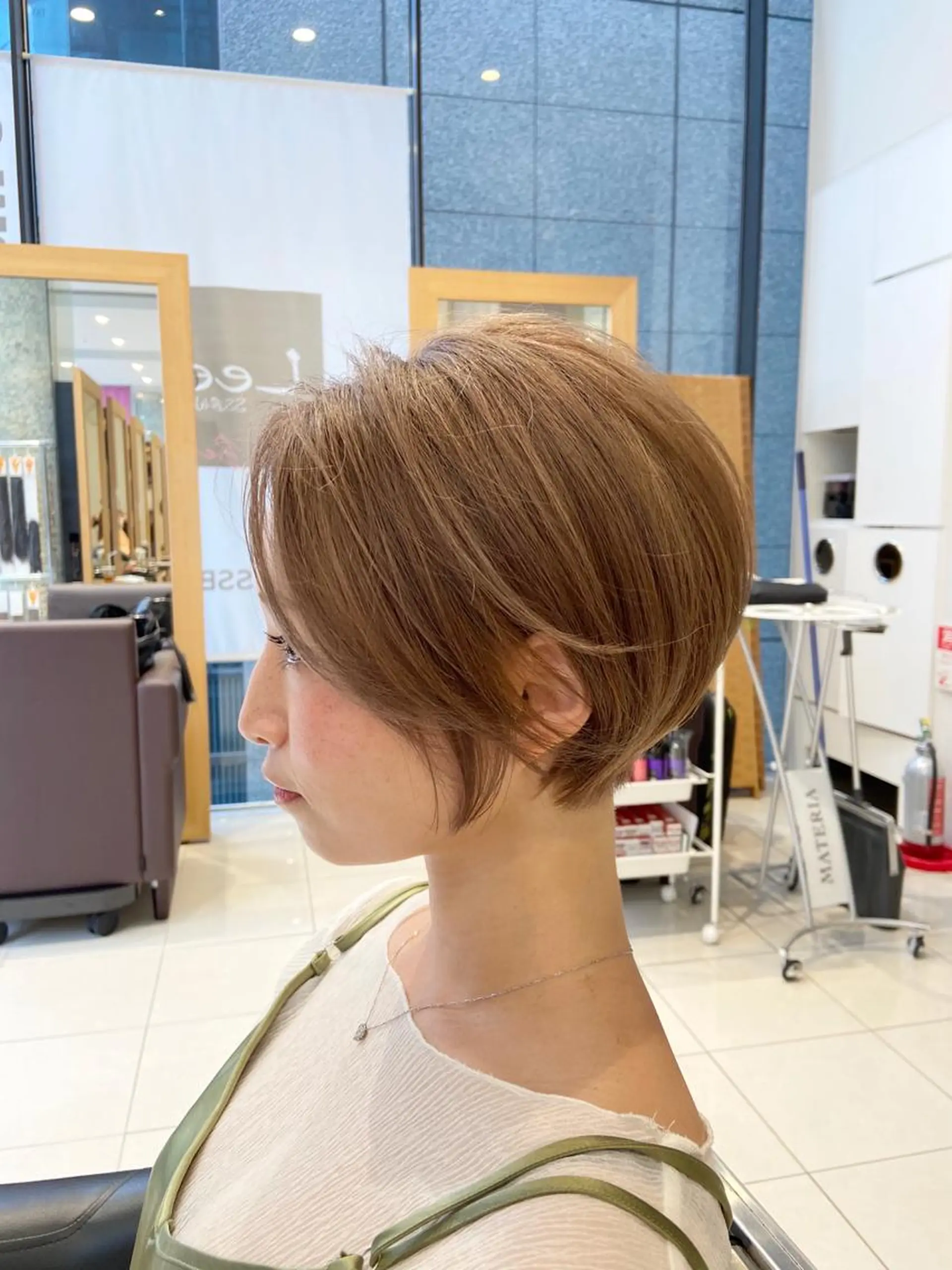 ショート ショート白髪染め無料 /河瀬謙介のヘアスタイル