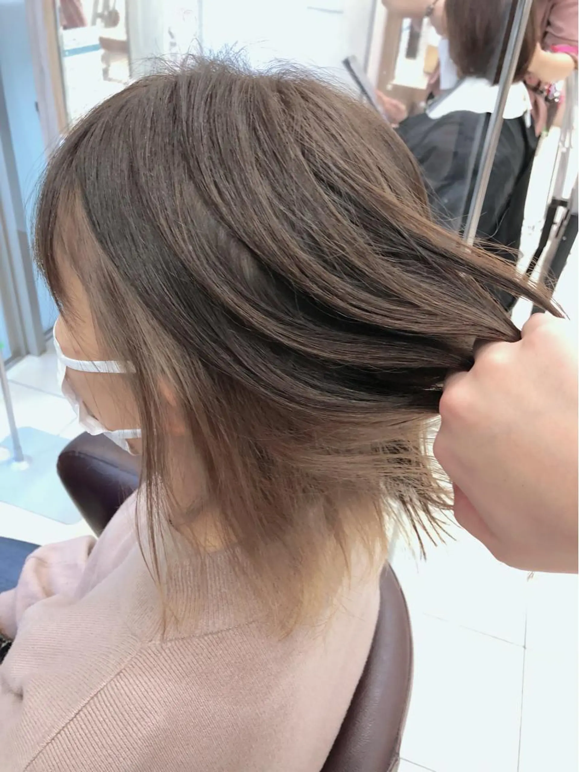 ミディアム カラー インナーカラー 産休中です。 🌹sayu🌹のヘアスタイル