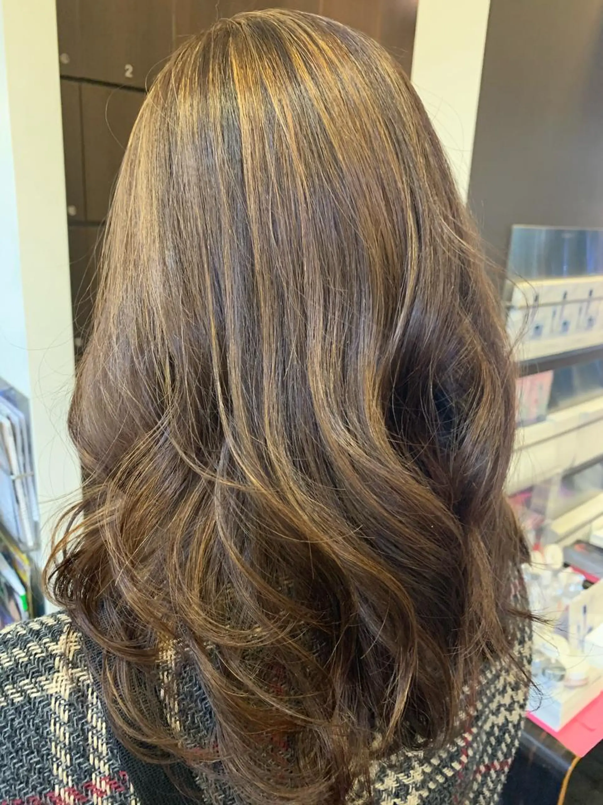 ロング カラー 平野 優奈のヘアスタイル