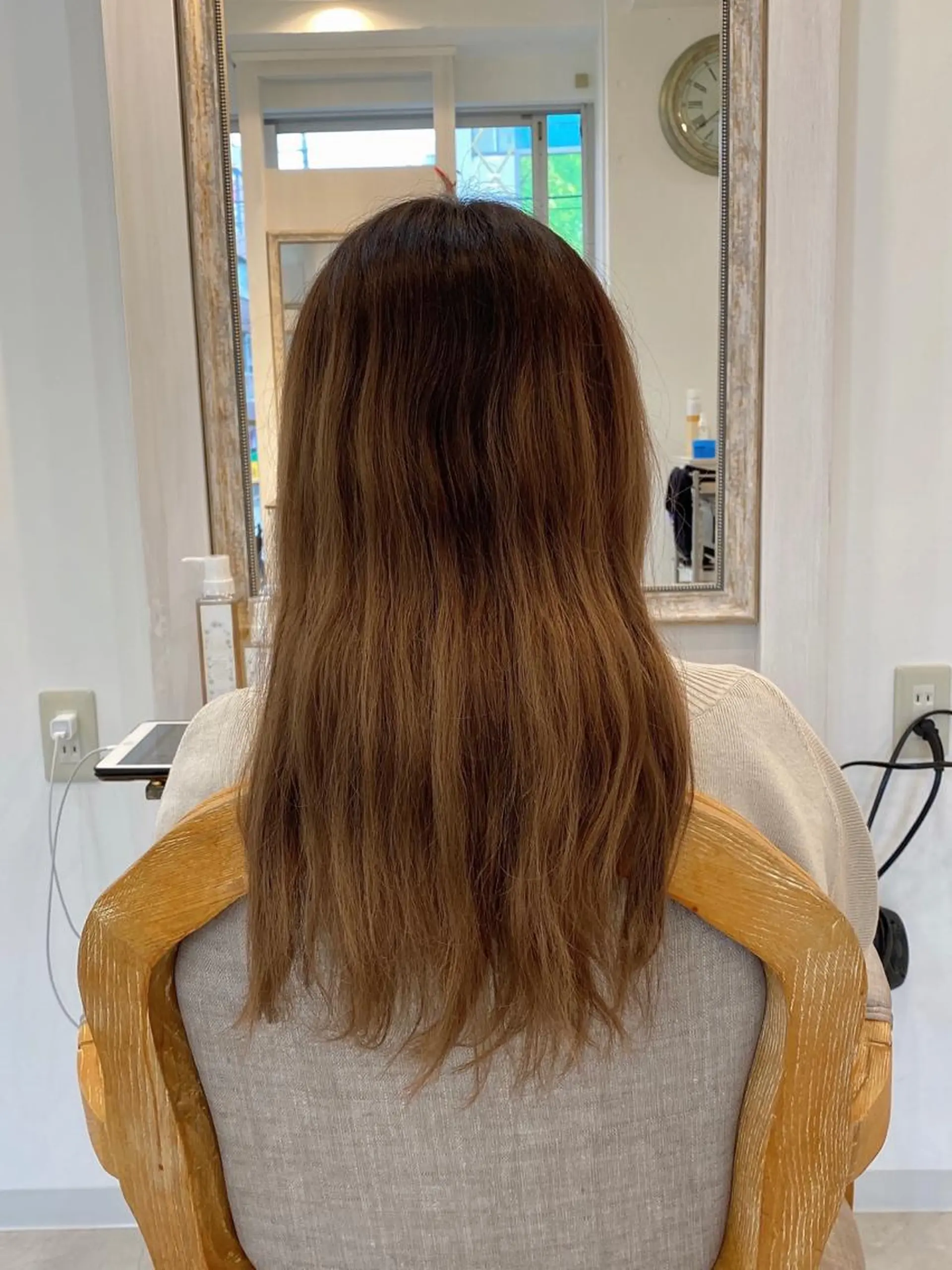 ロング カラー ブリーチ ケアブリーチ ダブルカラー グラデーションカラー ハイライトカラー カット ヘアカラー トリートメント ブリーチなし✨艶髪 カラー𓃲YAGIのヘアスタイル