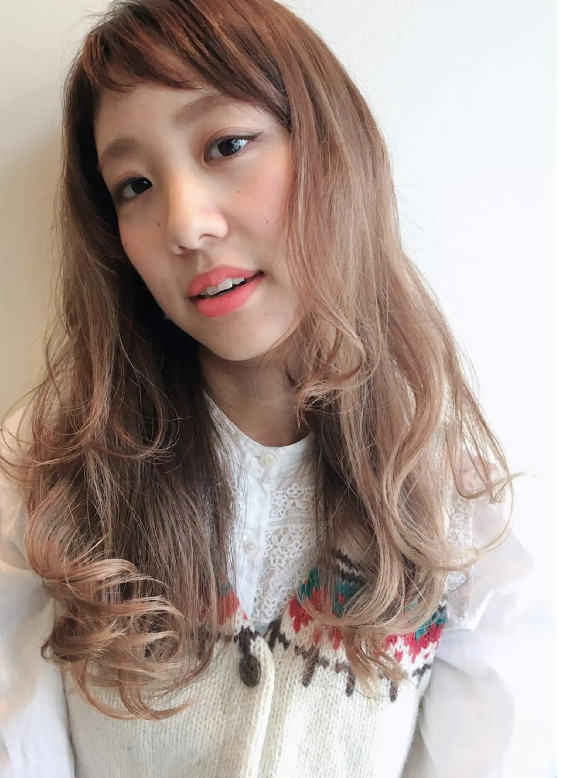 ロング カラー パーマ :::  gally :::のヘアスタイル