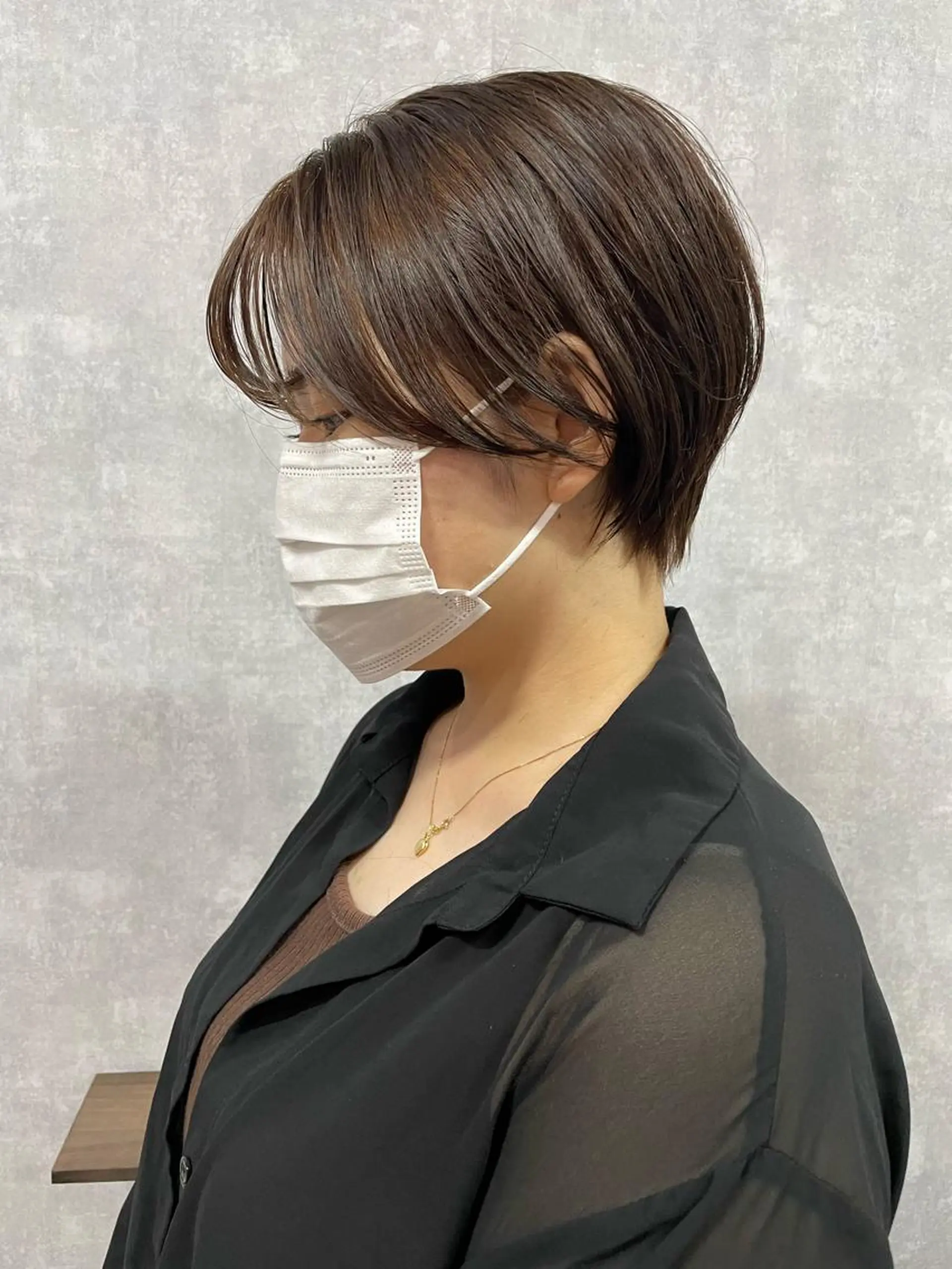 ショート 切りっぱなしボブ ショートボブ ハンサムショート 丸みショート アッシュ カット トリートメント C’LD hair  produce /シールドヘア所属・モテ髪/ボブ/ショー ト/アダチフウトのヘアスタイル