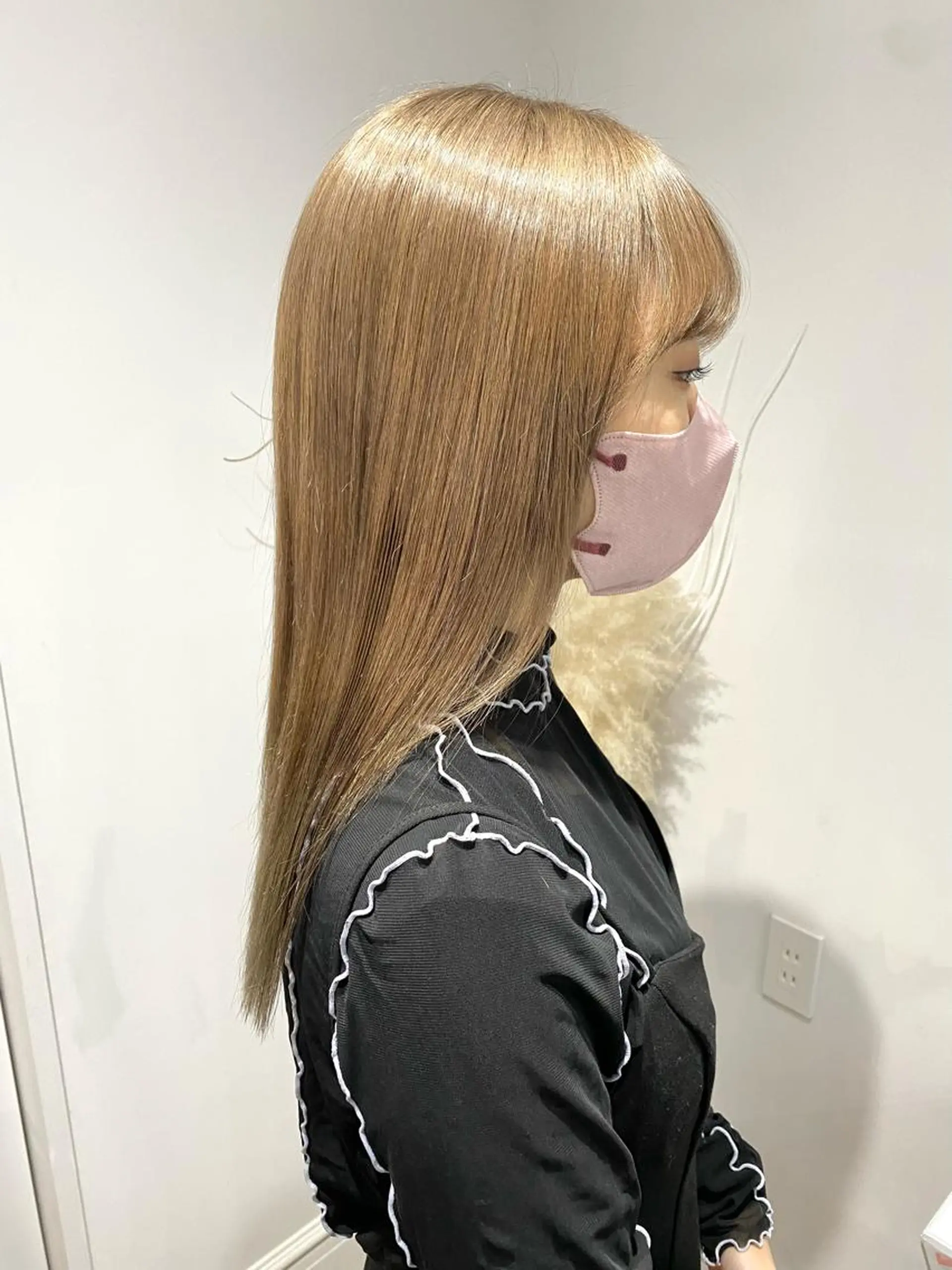 ミディアム カラー 韓国×髪質改善カラー 💎hinaのヘアスタイル