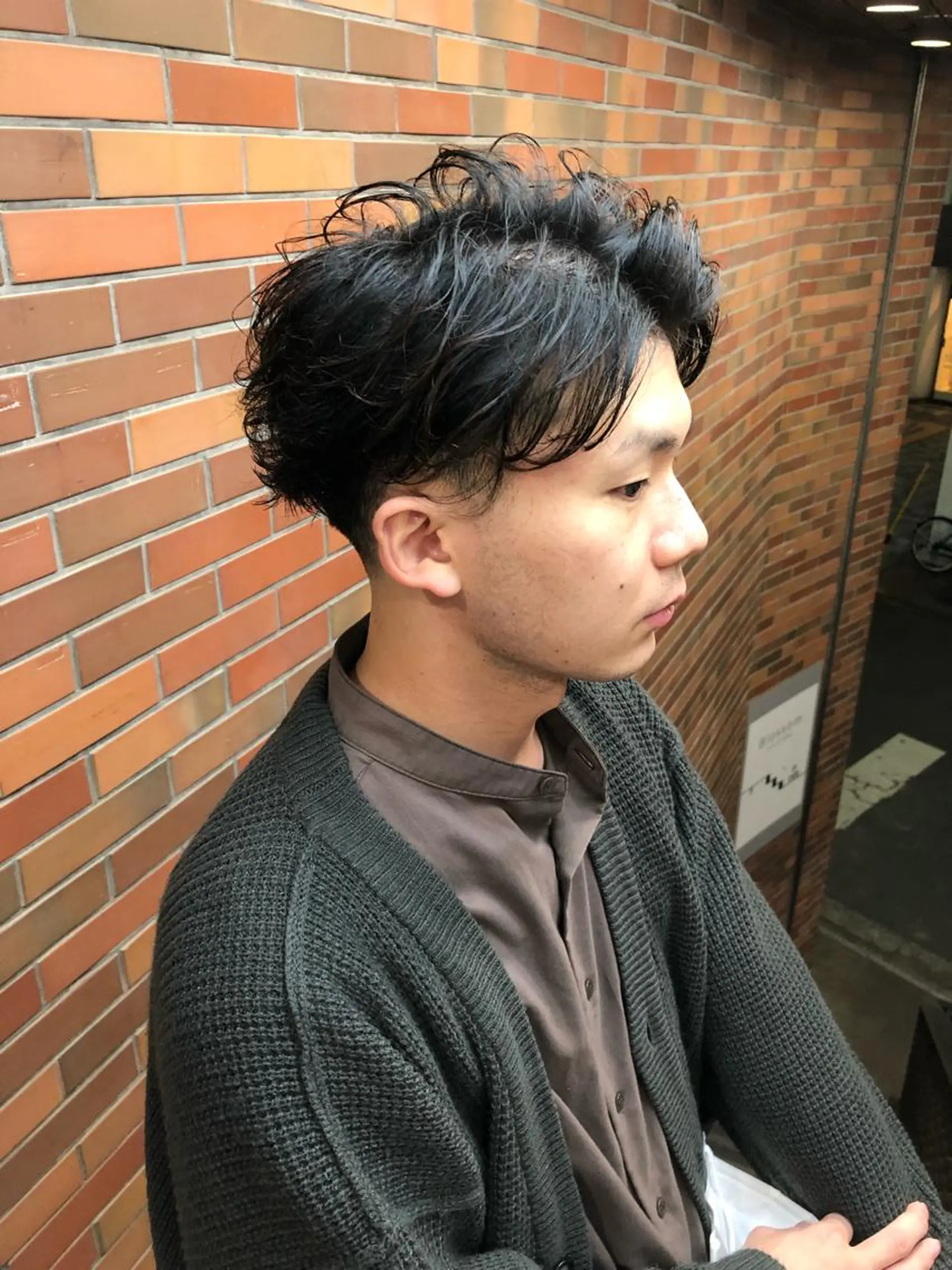 メンズ フェードカット ⭐️TOSHIKI メンズパーマオタク⭐のヘアスタイル