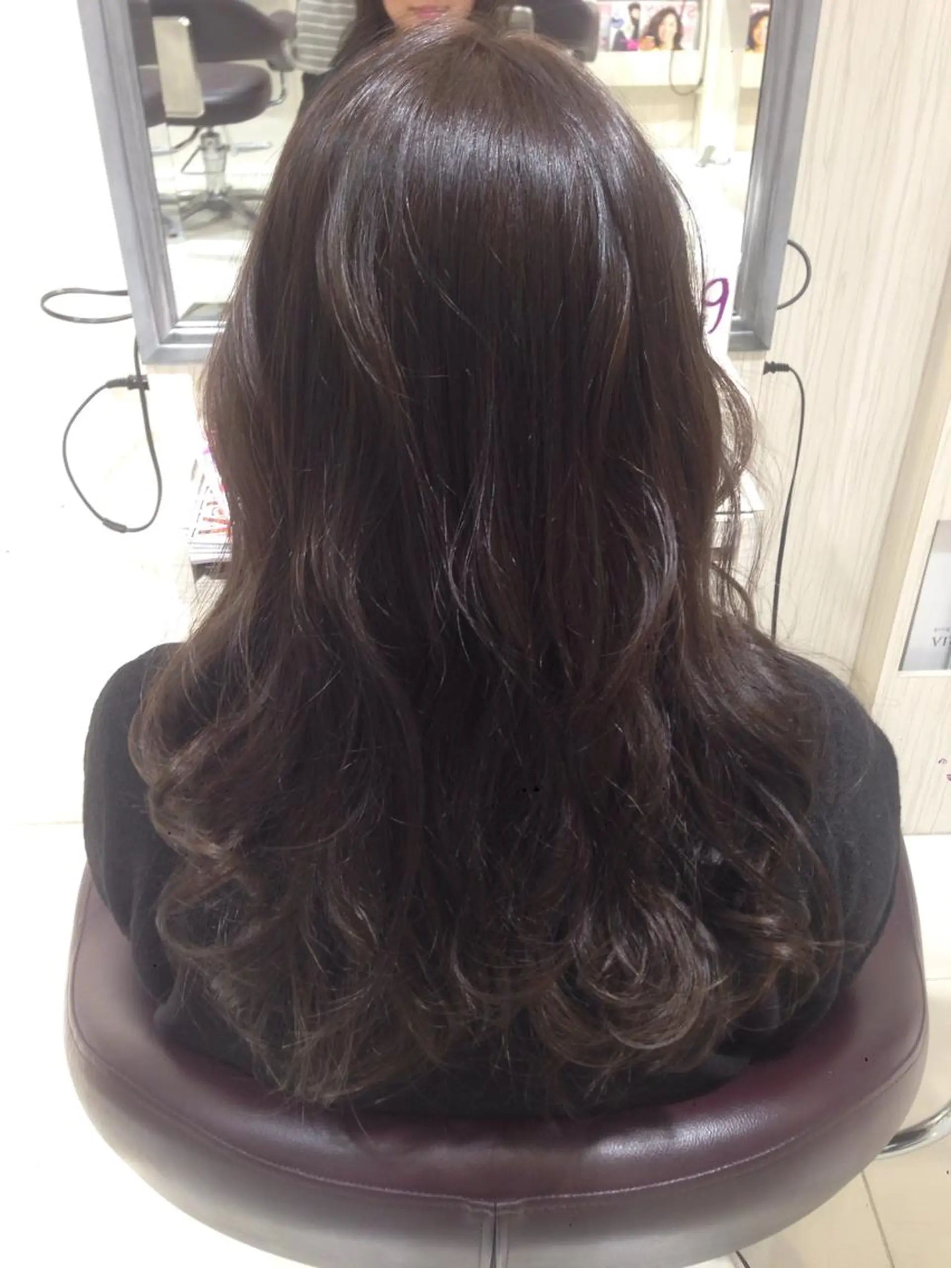 ロング カラー アッシュ ハイライトカラー ハイライト ✨艶髪✨透明感✨ 山内大樹のヘアスタイル