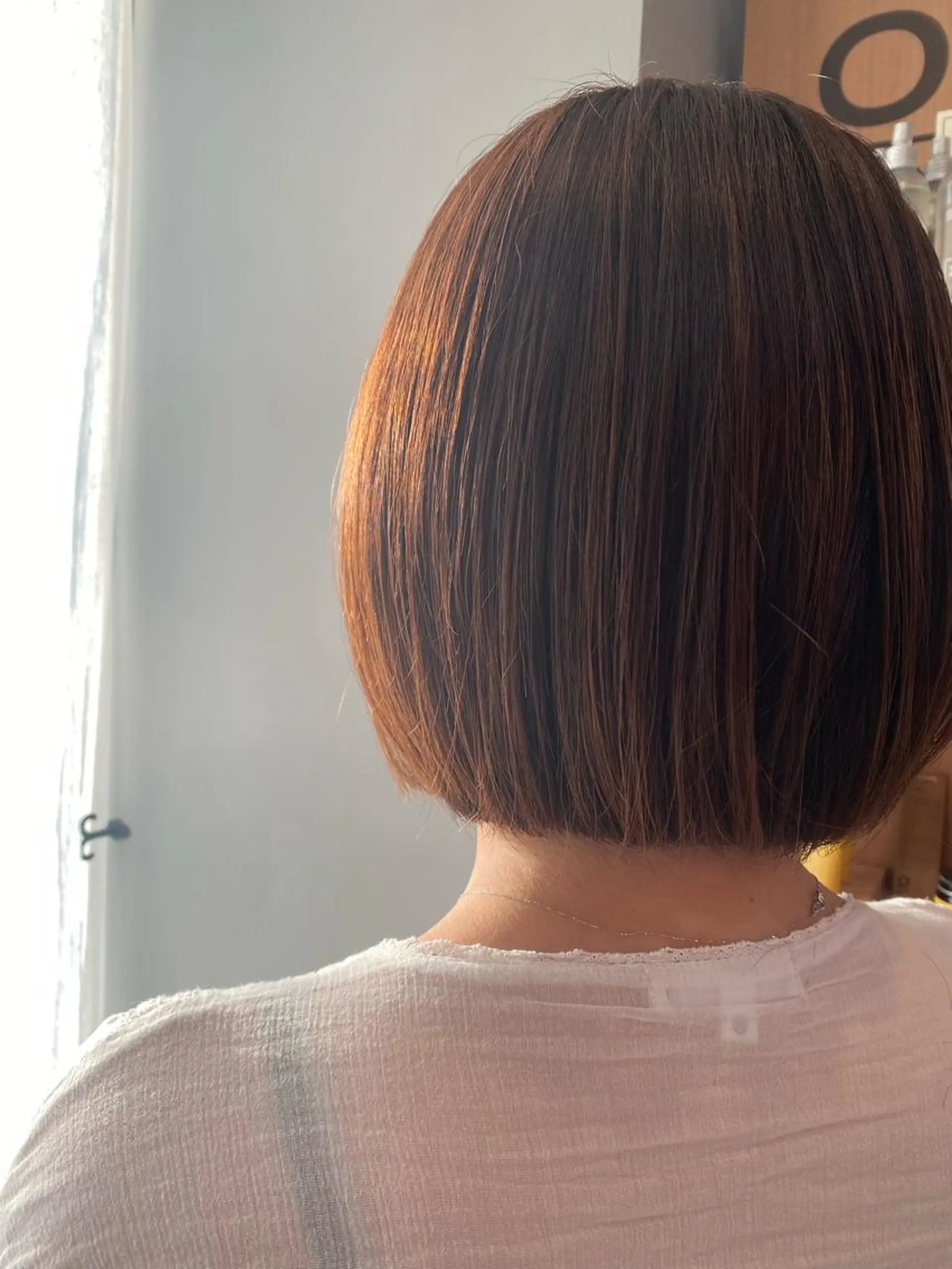 ミディアム パーマ 高浜 夕海のヘアスタイル