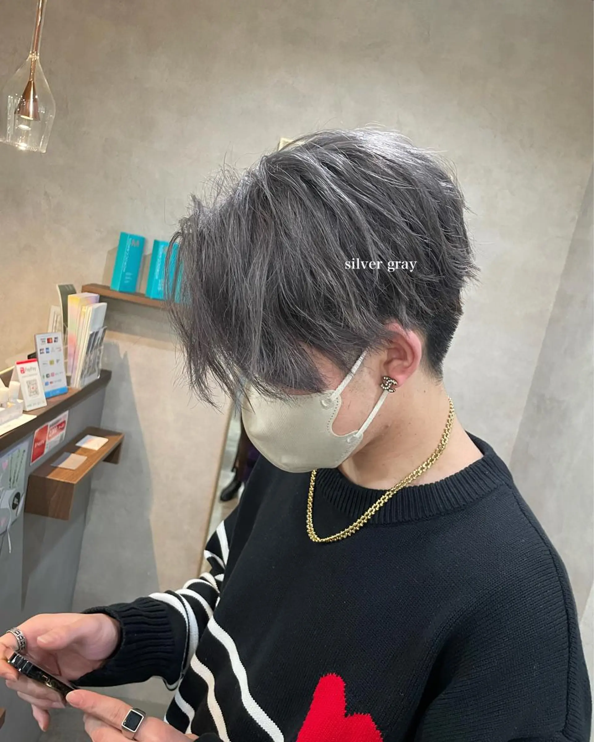 メンズ メンズブリーチ カット RIENS / ayu ♡のヘアスタイル