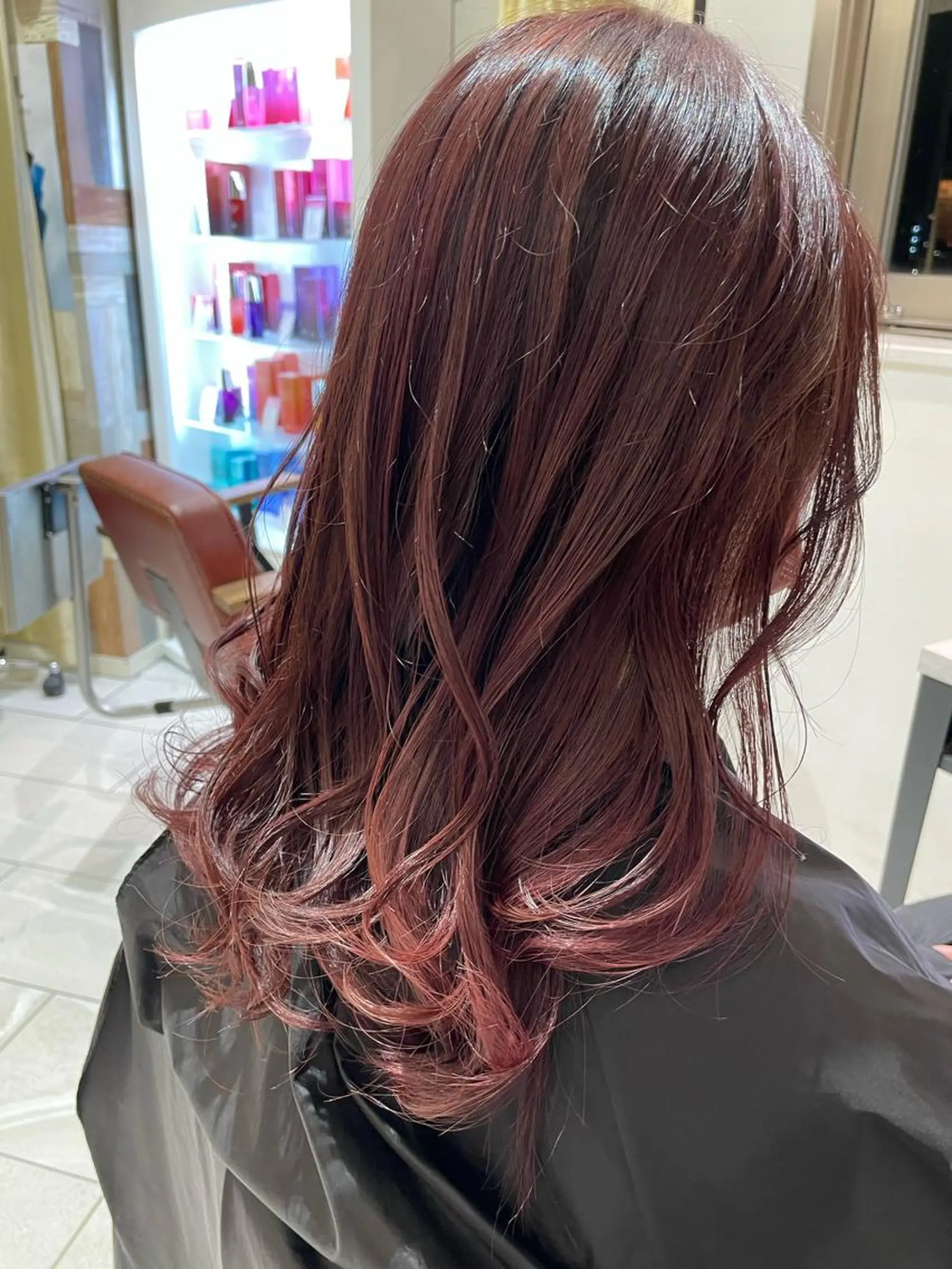 カラー ブリーチ ピンクカラー 😈サクマ シオン😈のヘアスタイル