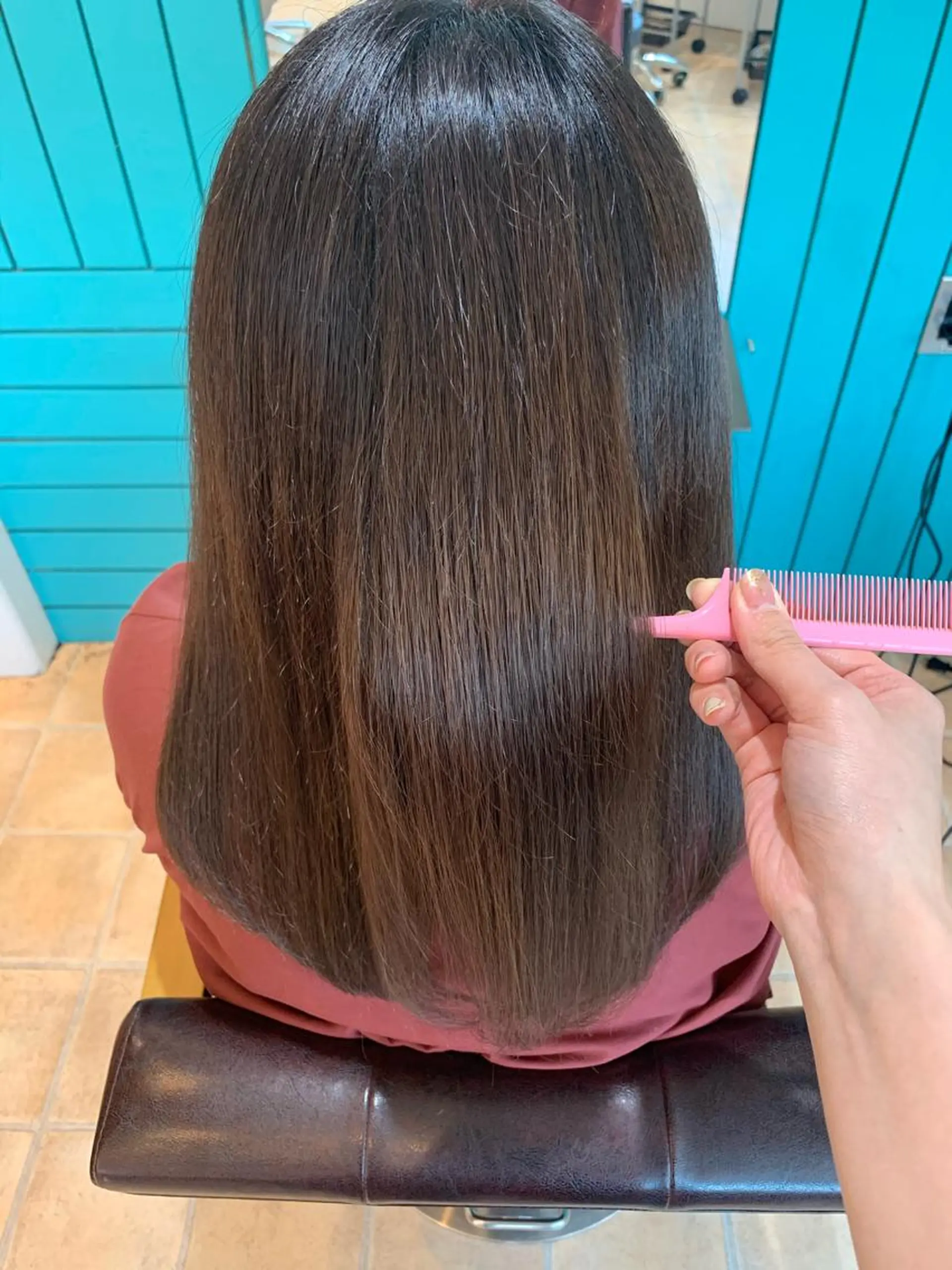 ロング D.I.E.V.A hair 池袋東口所属・杉浦千智💗アイドル 大好き美容師💗のヘアスタイル