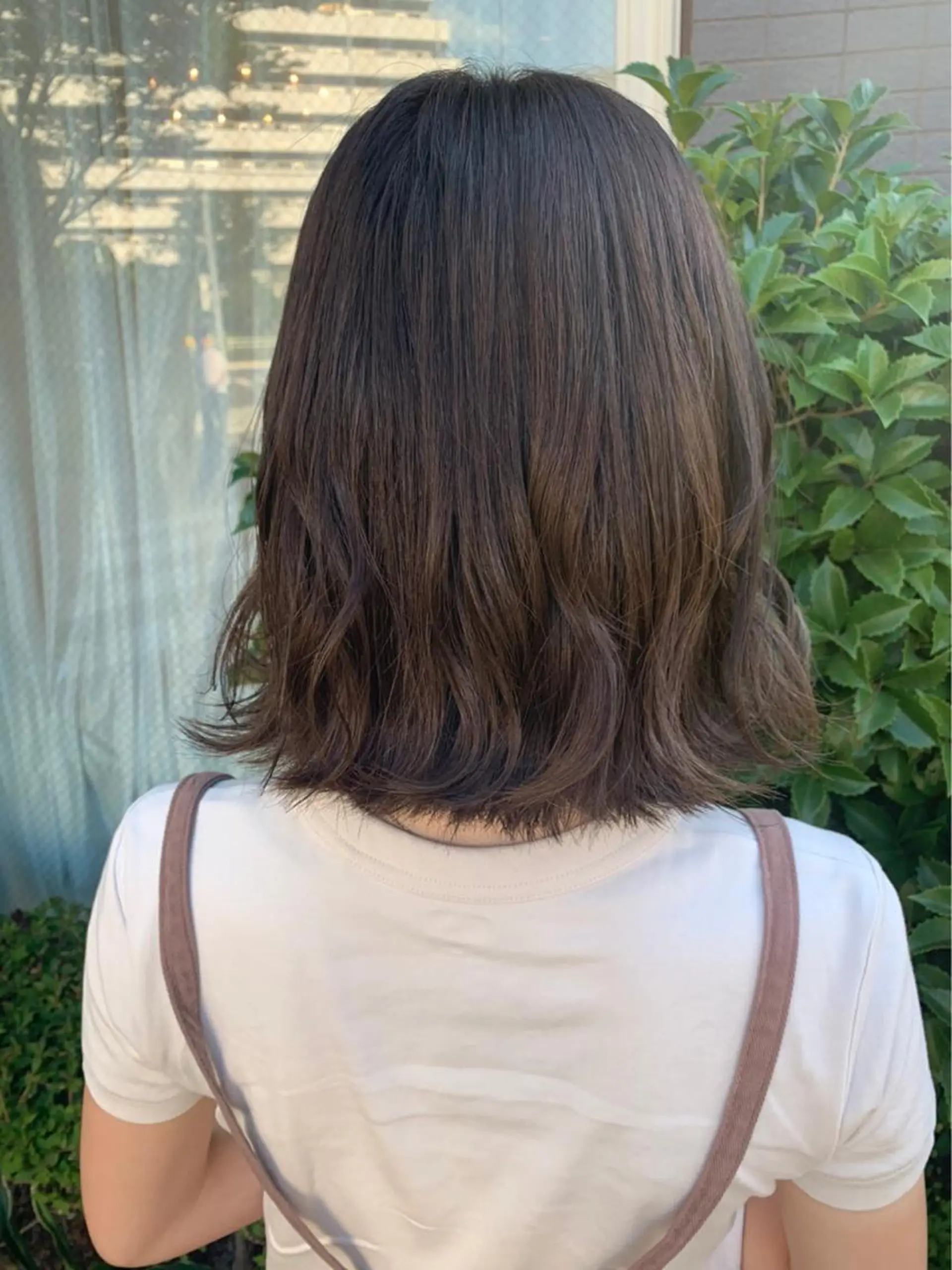 セミロング アッシュ 韓国風ヘア♡ runaのヘアスタイル